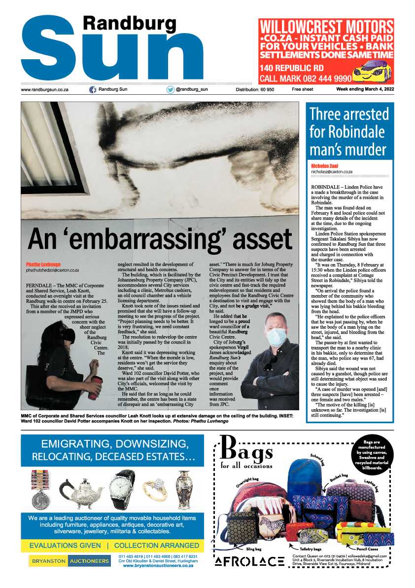 Randburg Sun 04 March 2022 page 1
