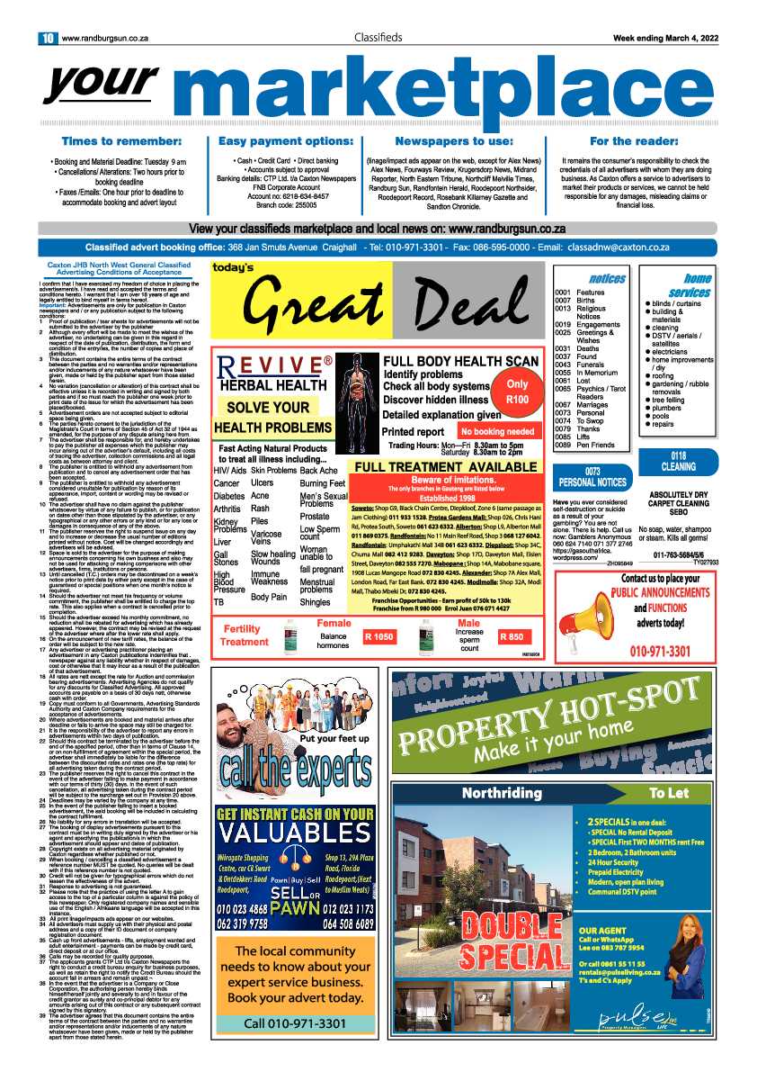 Randburg Sun 04 March 2022 page 10