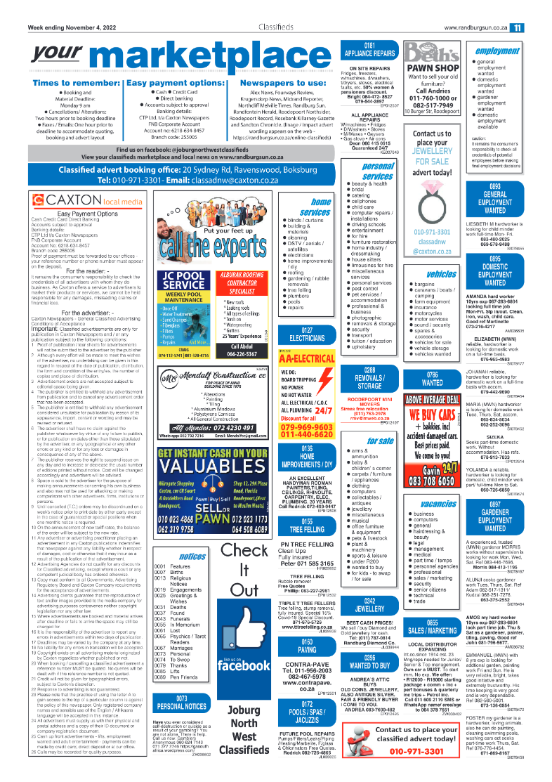 Randburg Sun 04 November 2022 page 19