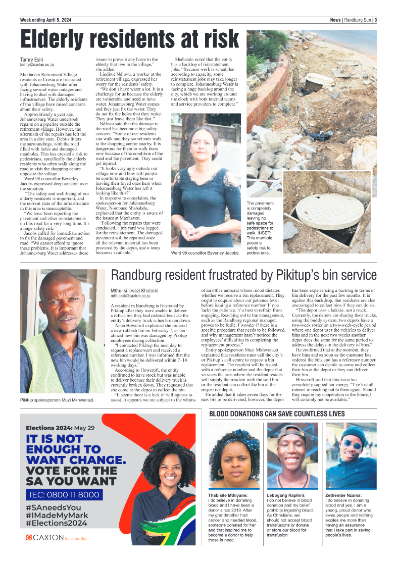 Randburg Sun 05 April 2024 page 3