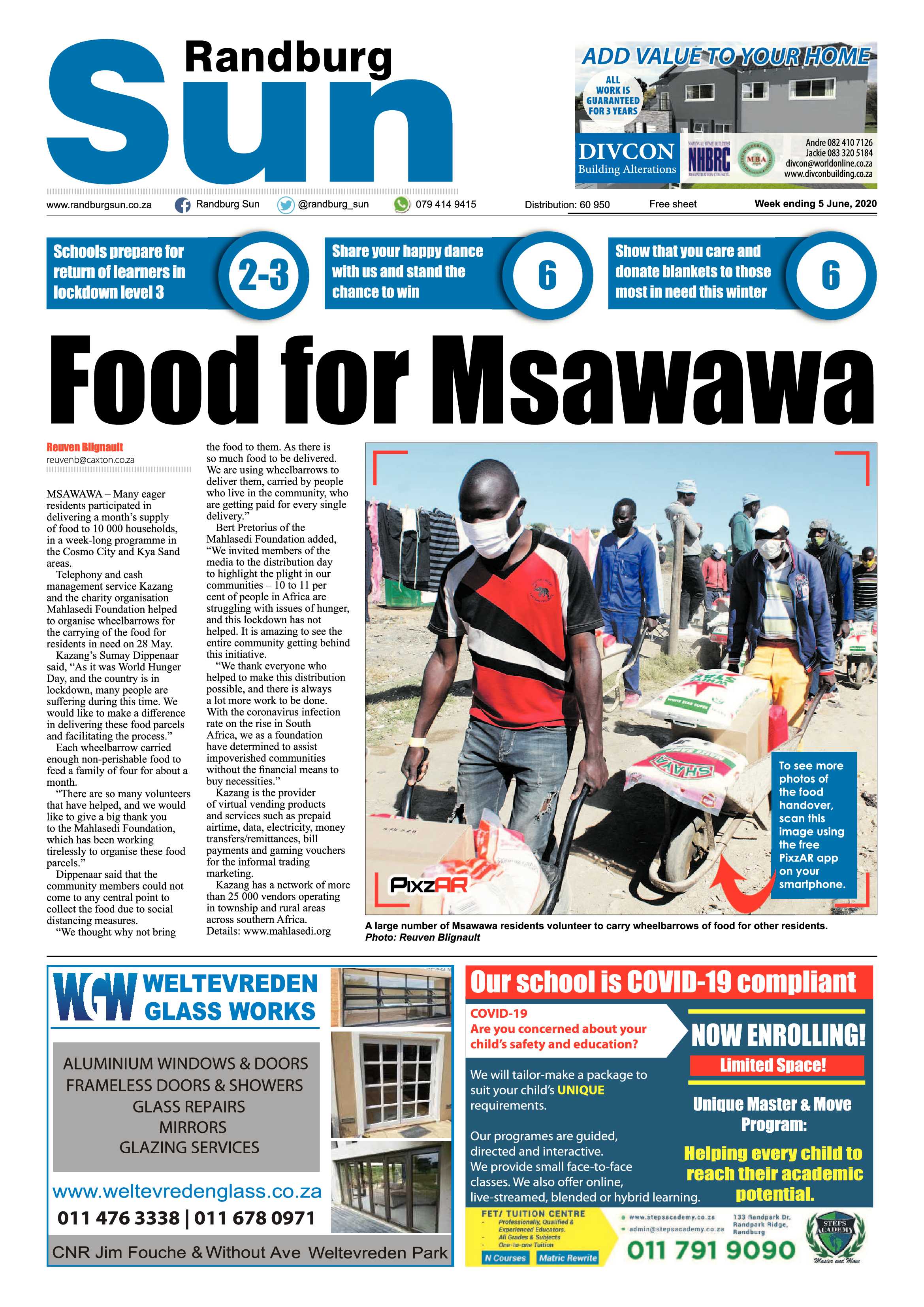 Randburg Sun 05 June 2020 page 1