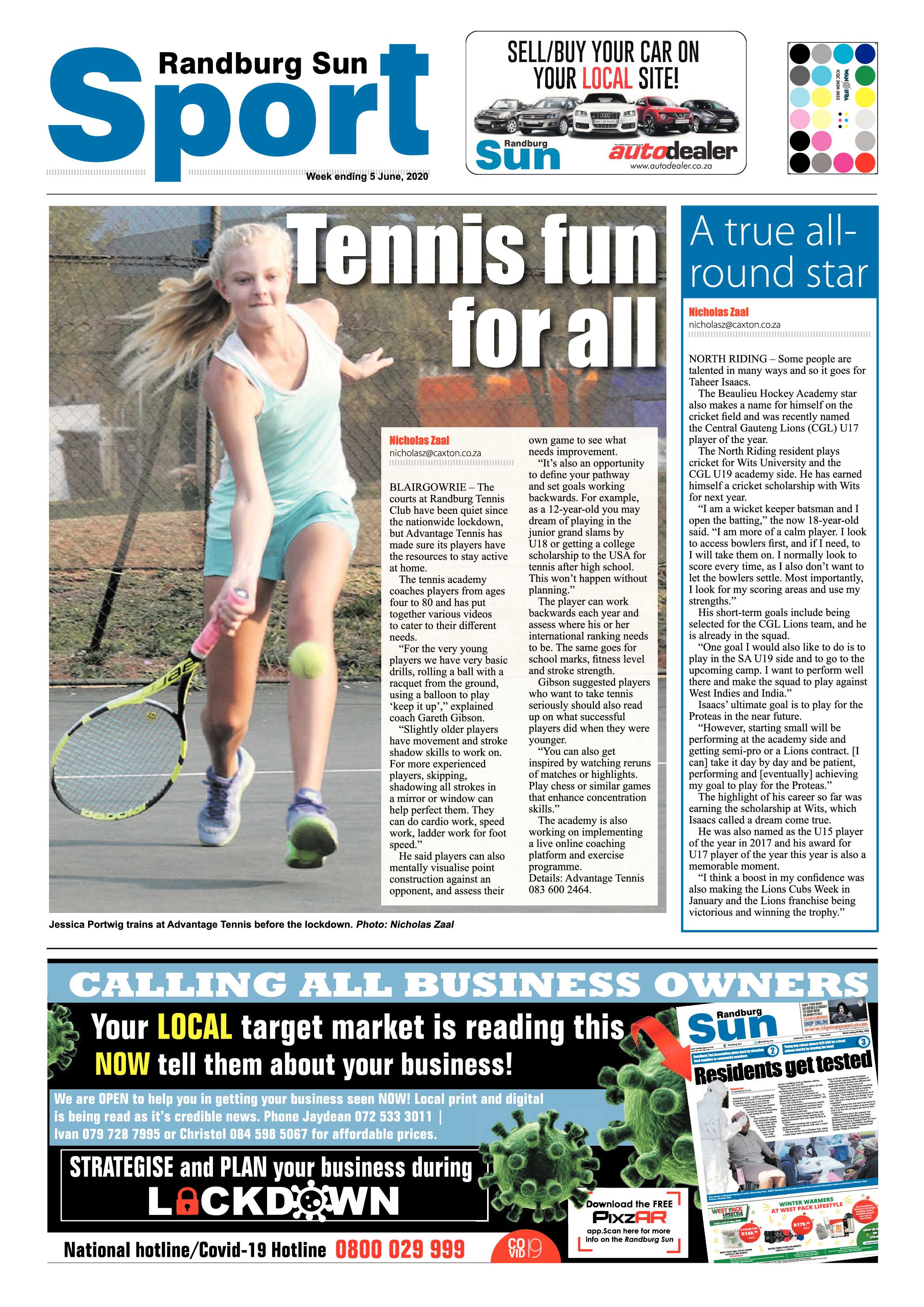 Randburg Sun 05 June 2020 page 12