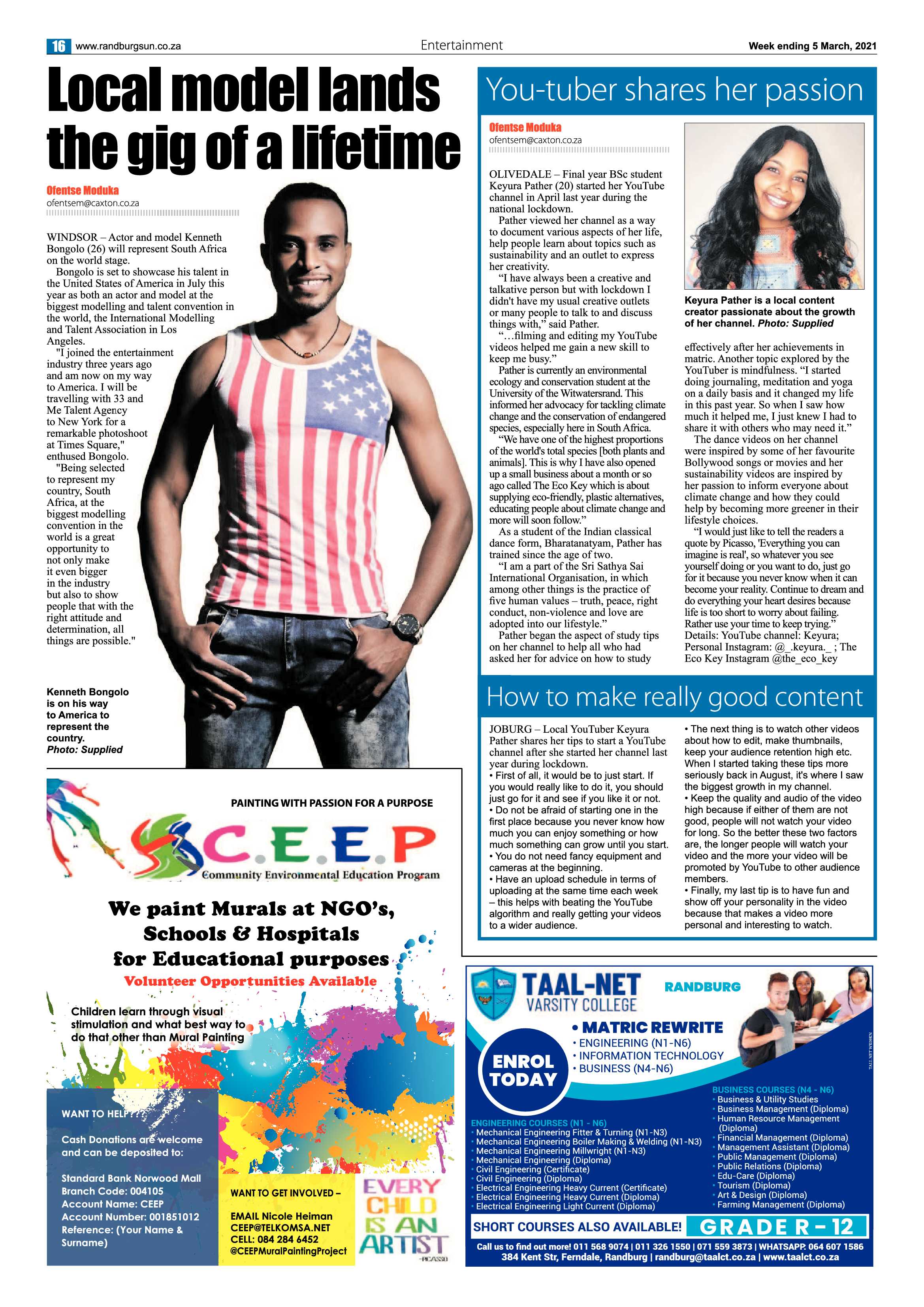 Randburg Sun 05 March 2021 page 16
