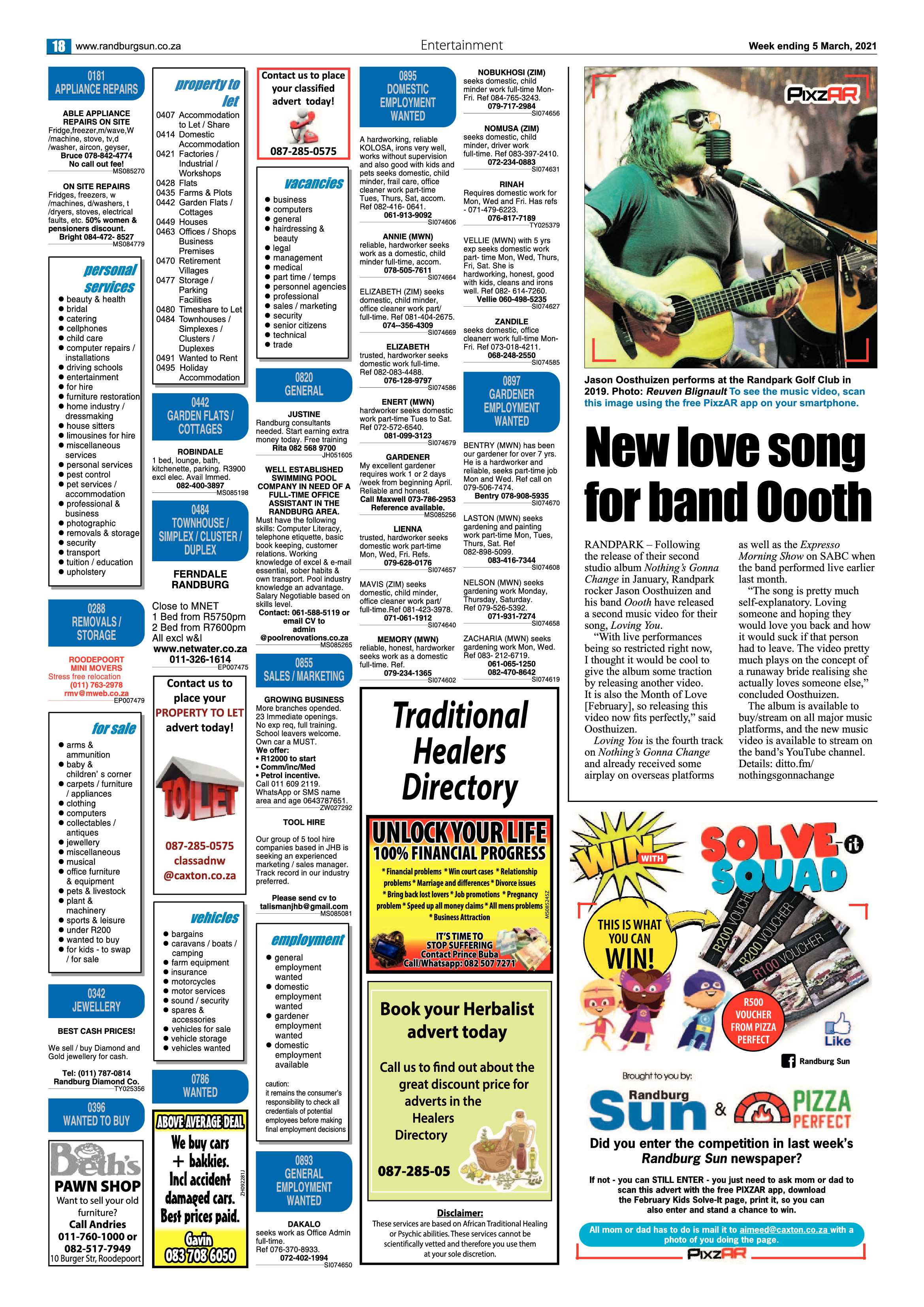 Randburg Sun 05 March 2021 page 18