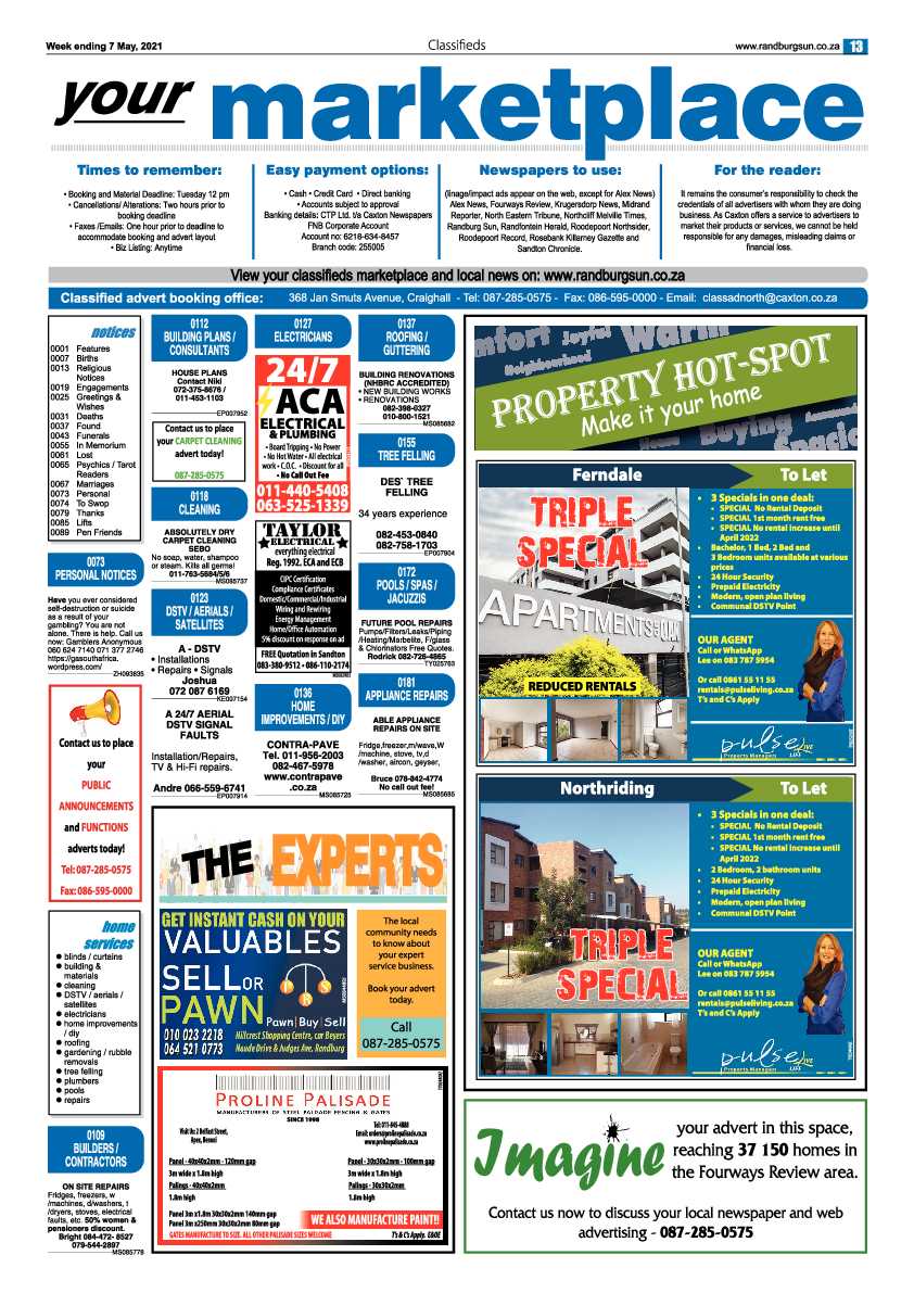 Randburg Sun 05 May 2021 page 13