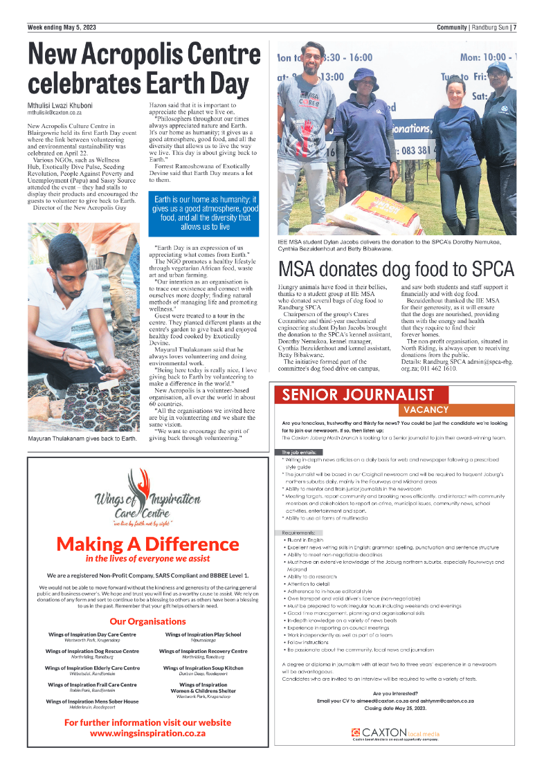 Randburg Sun 05 May 2023 page 7