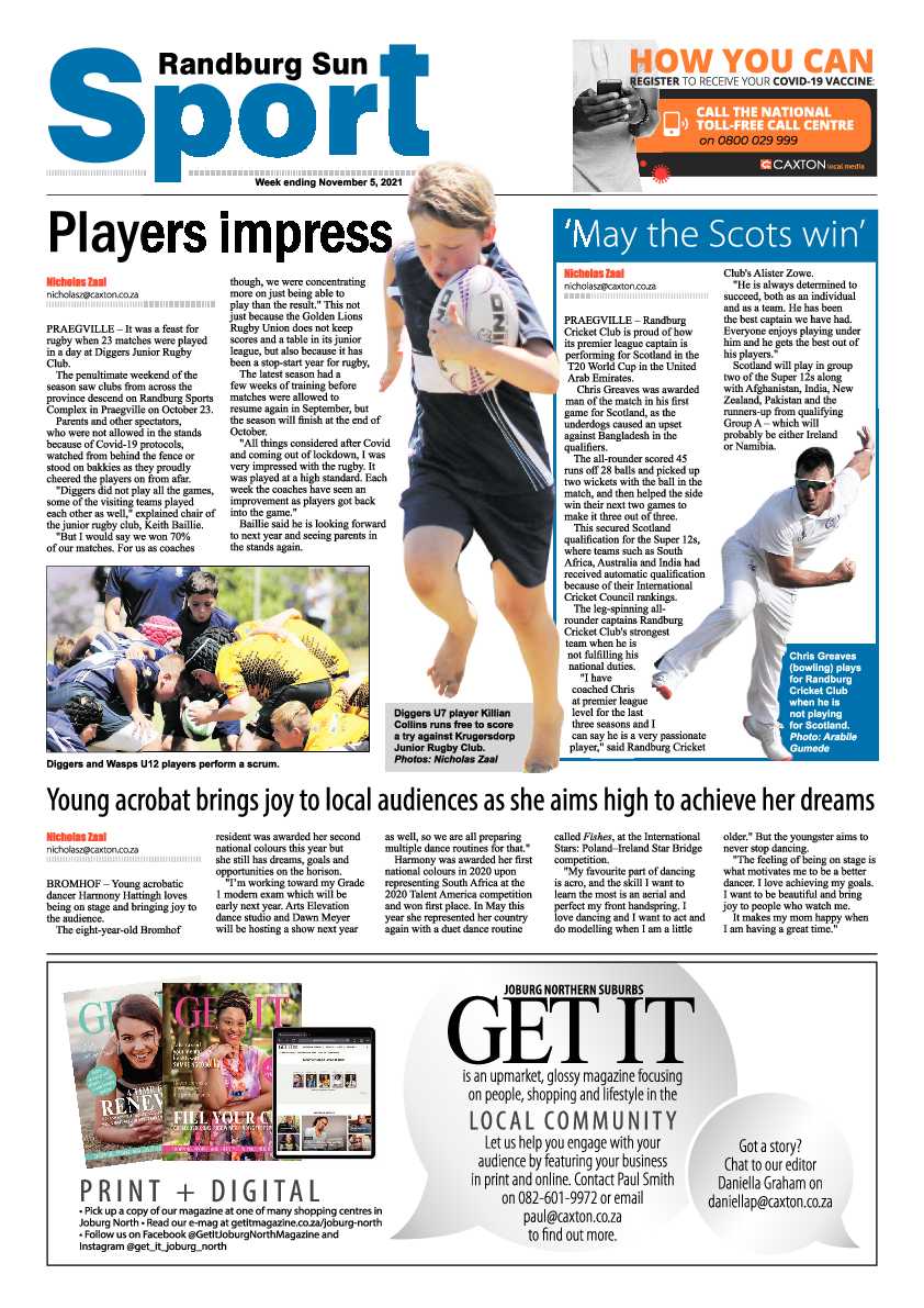 Randburg Sun 05 November 2021 page 16