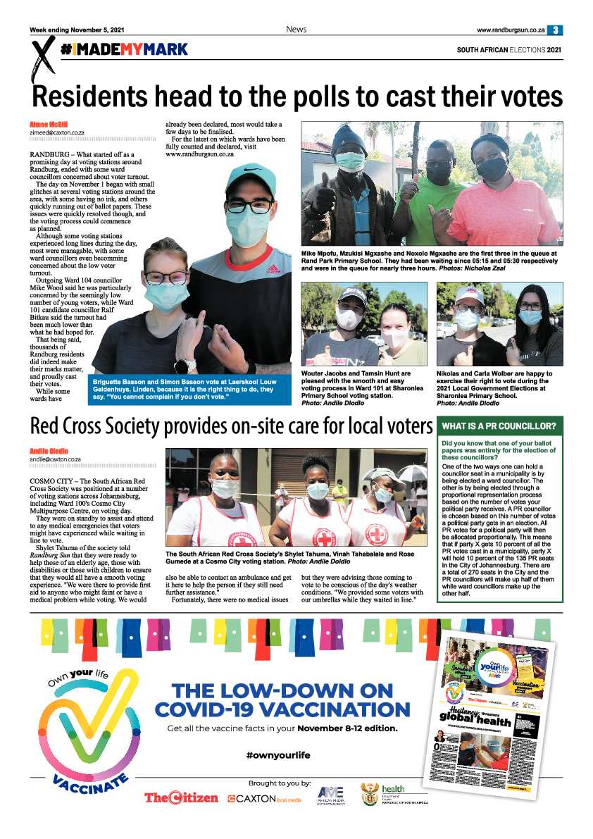 Randburg Sun 05 November 2021 page 3