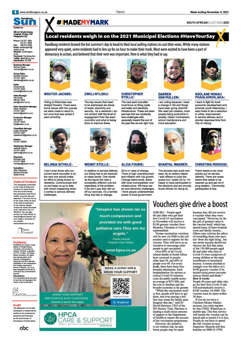 Randburg Sun 05 November 2021 page 4