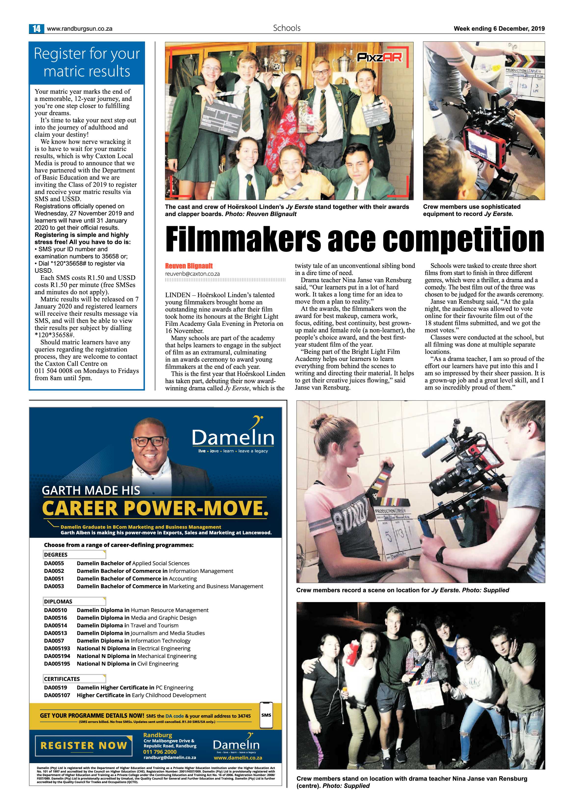 Randburg Sun 06 December 2019 page 14