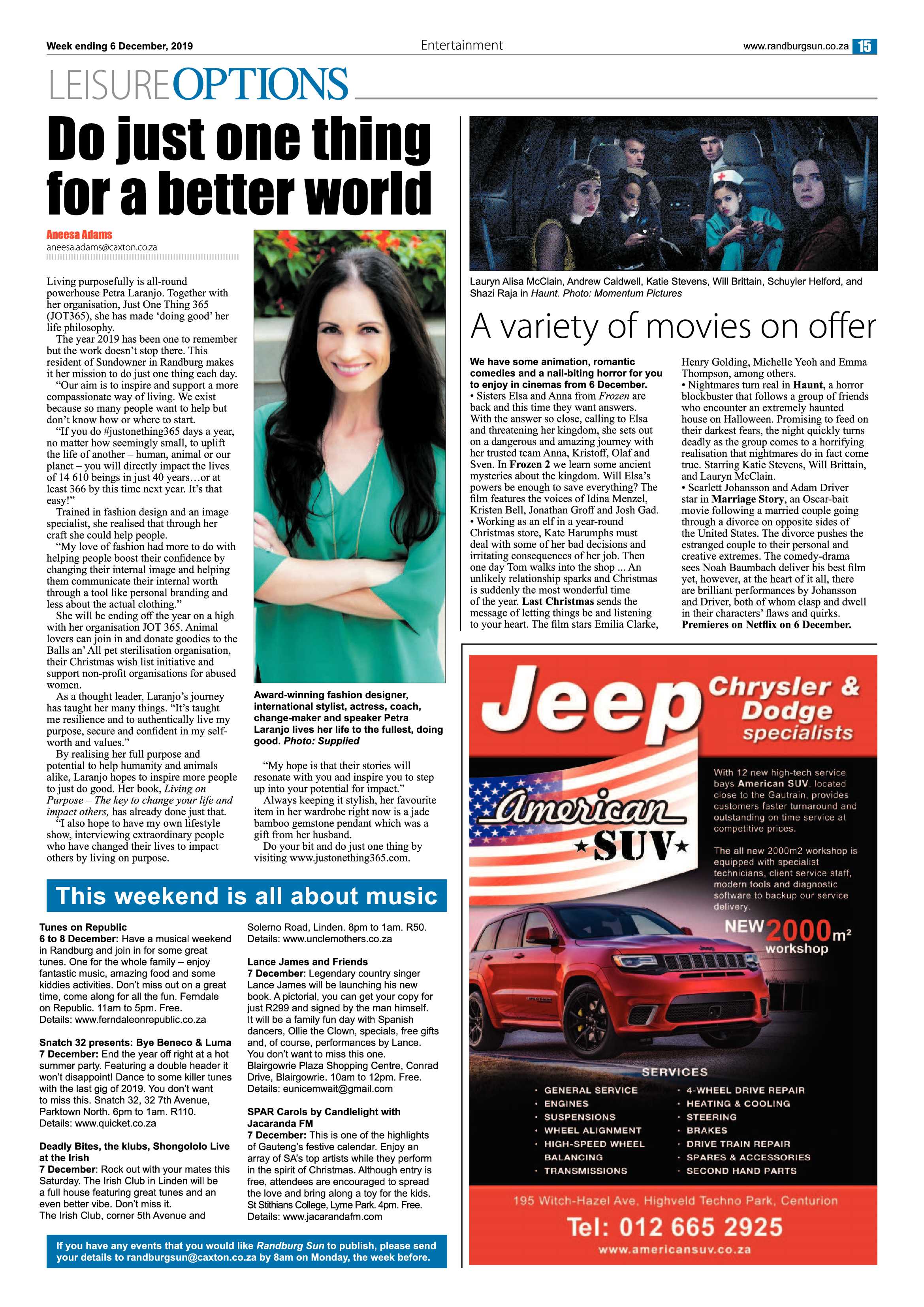 Randburg Sun 06 December 2019 page 15