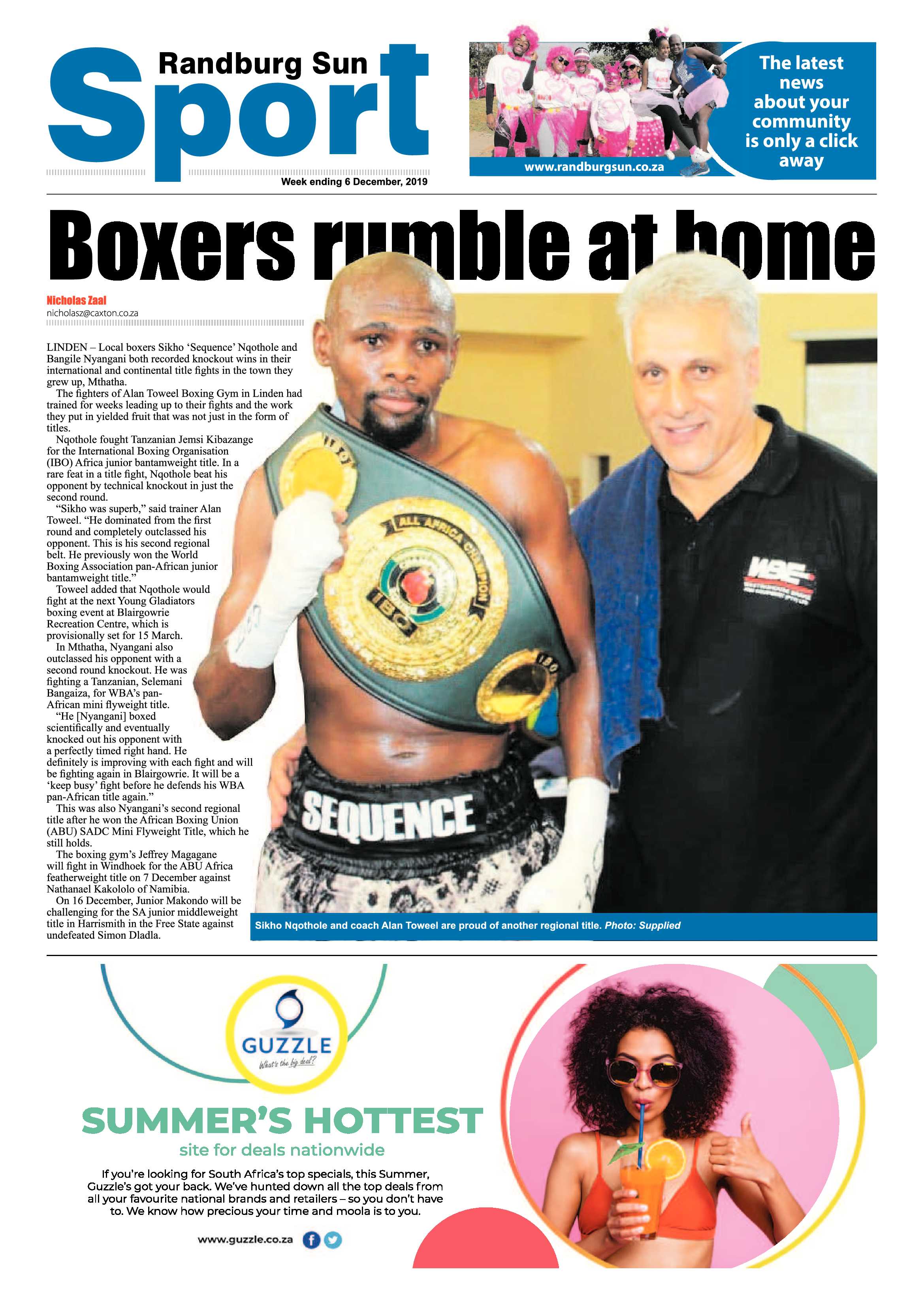 Randburg Sun 06 December 2019 page 24