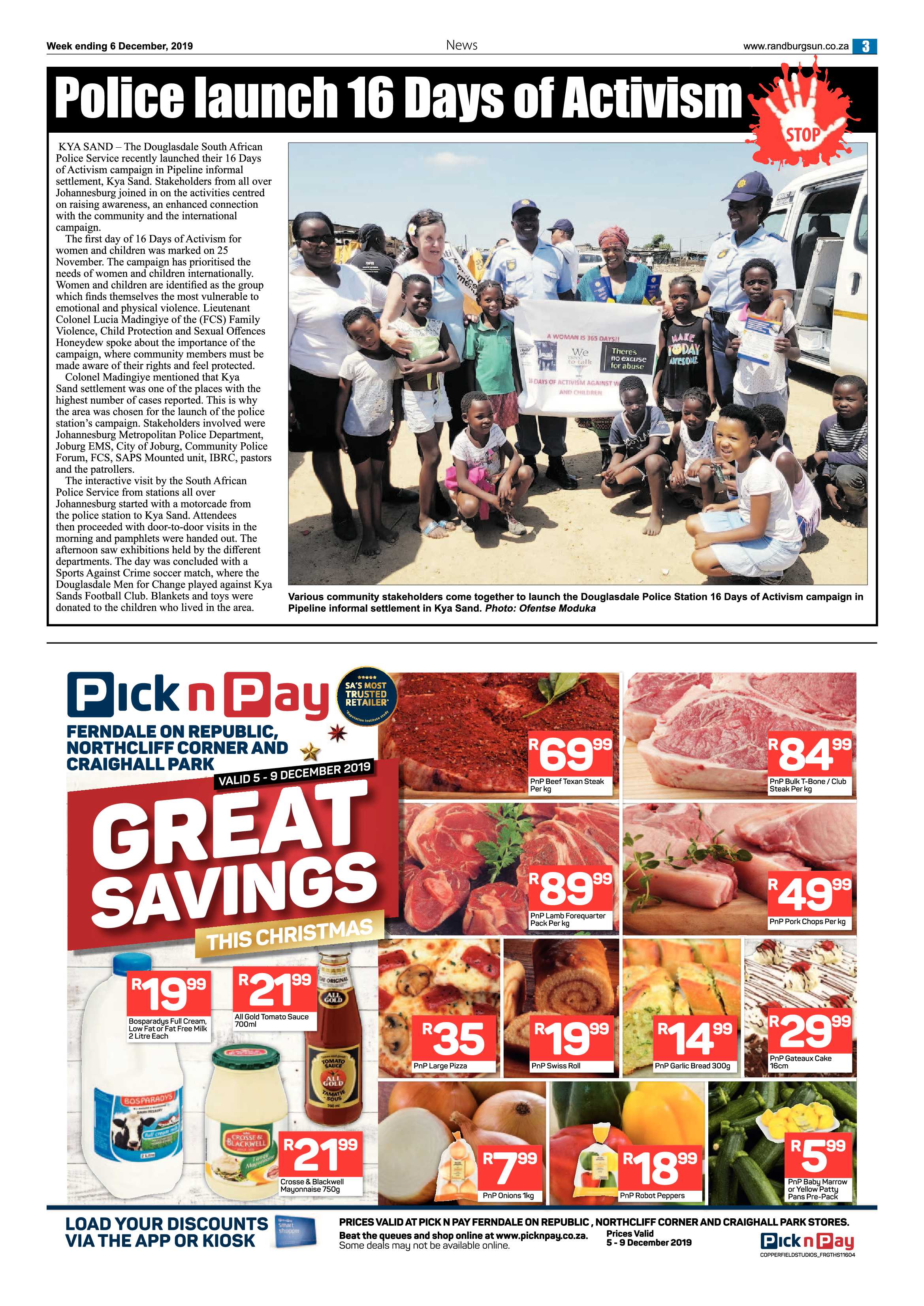 Randburg Sun 06 December 2019 page 3