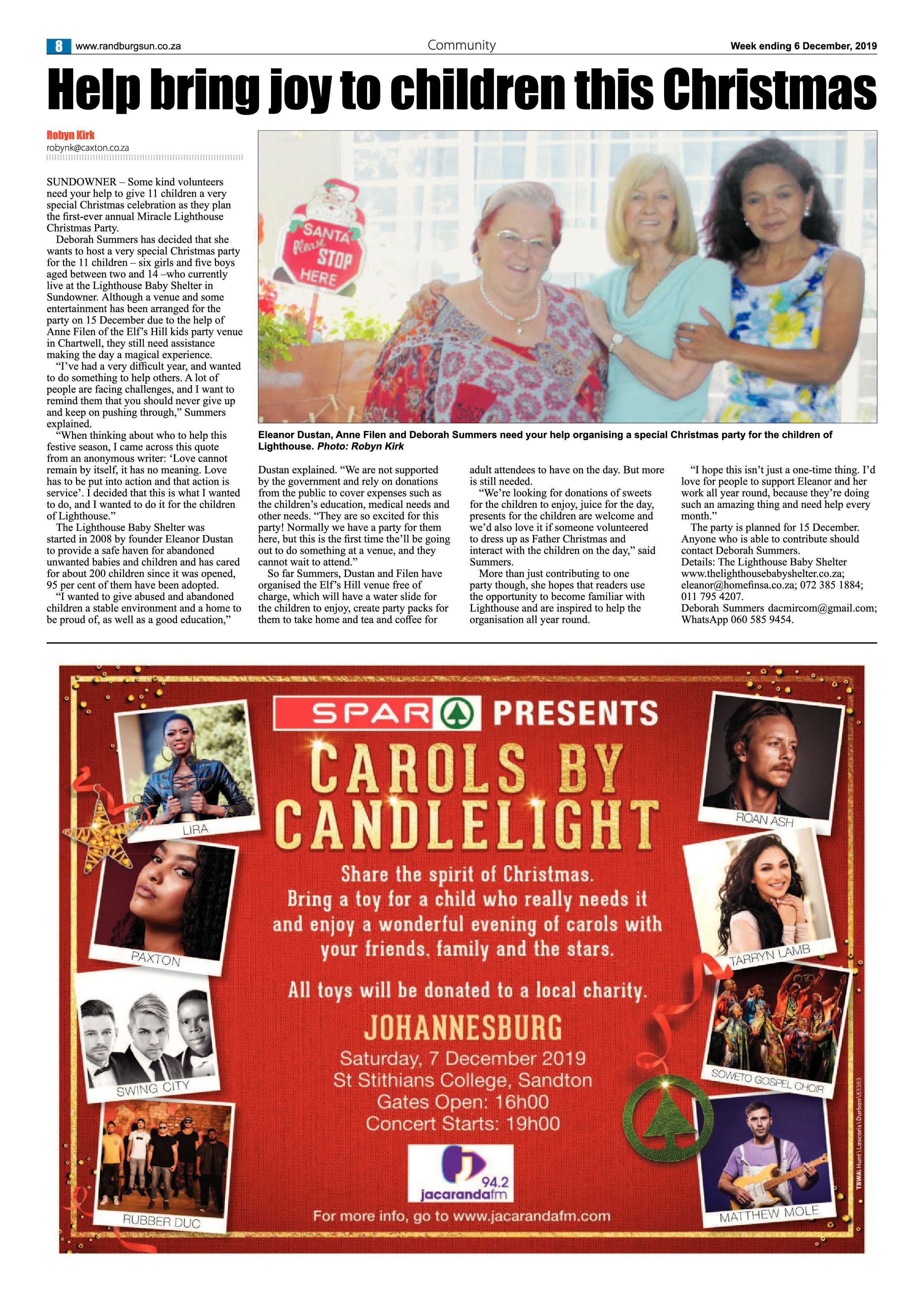 Randburg Sun 06 December 2019 page 8