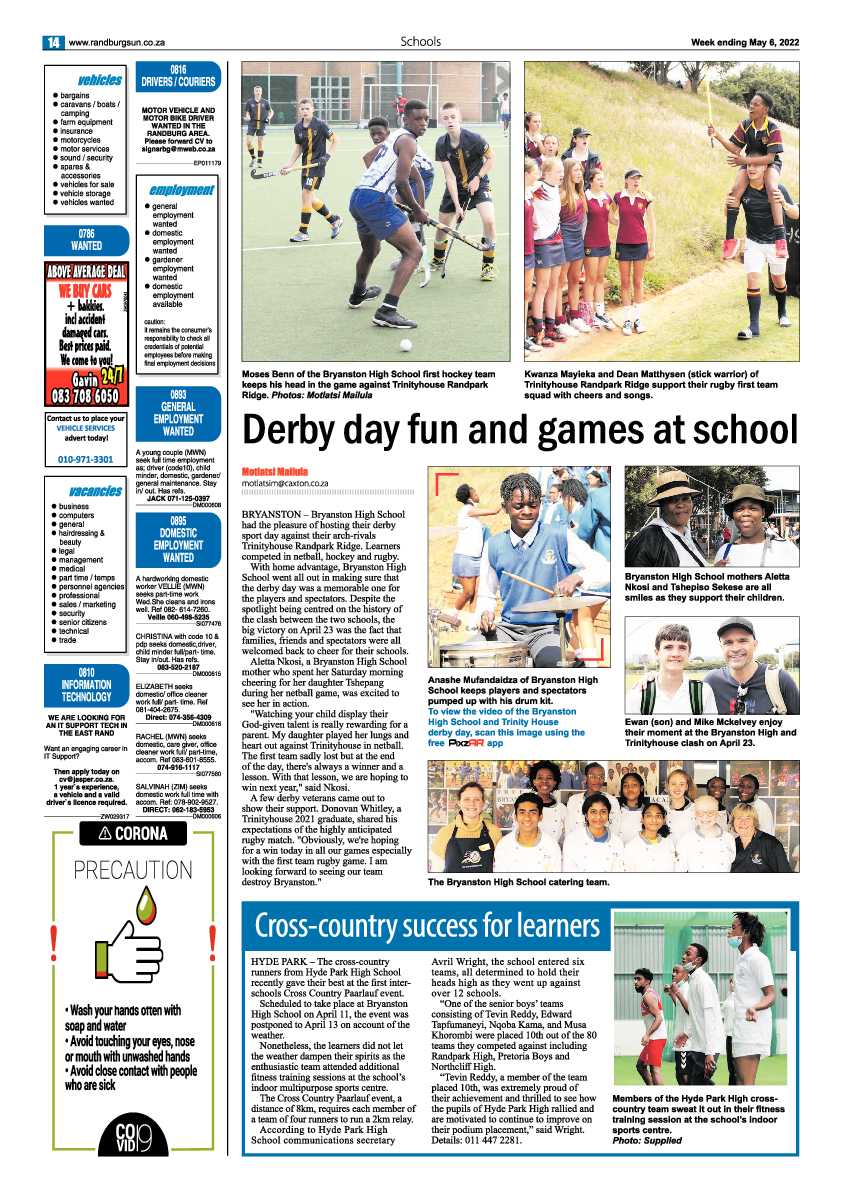 Randburg Sun 06 May 2022 page 14