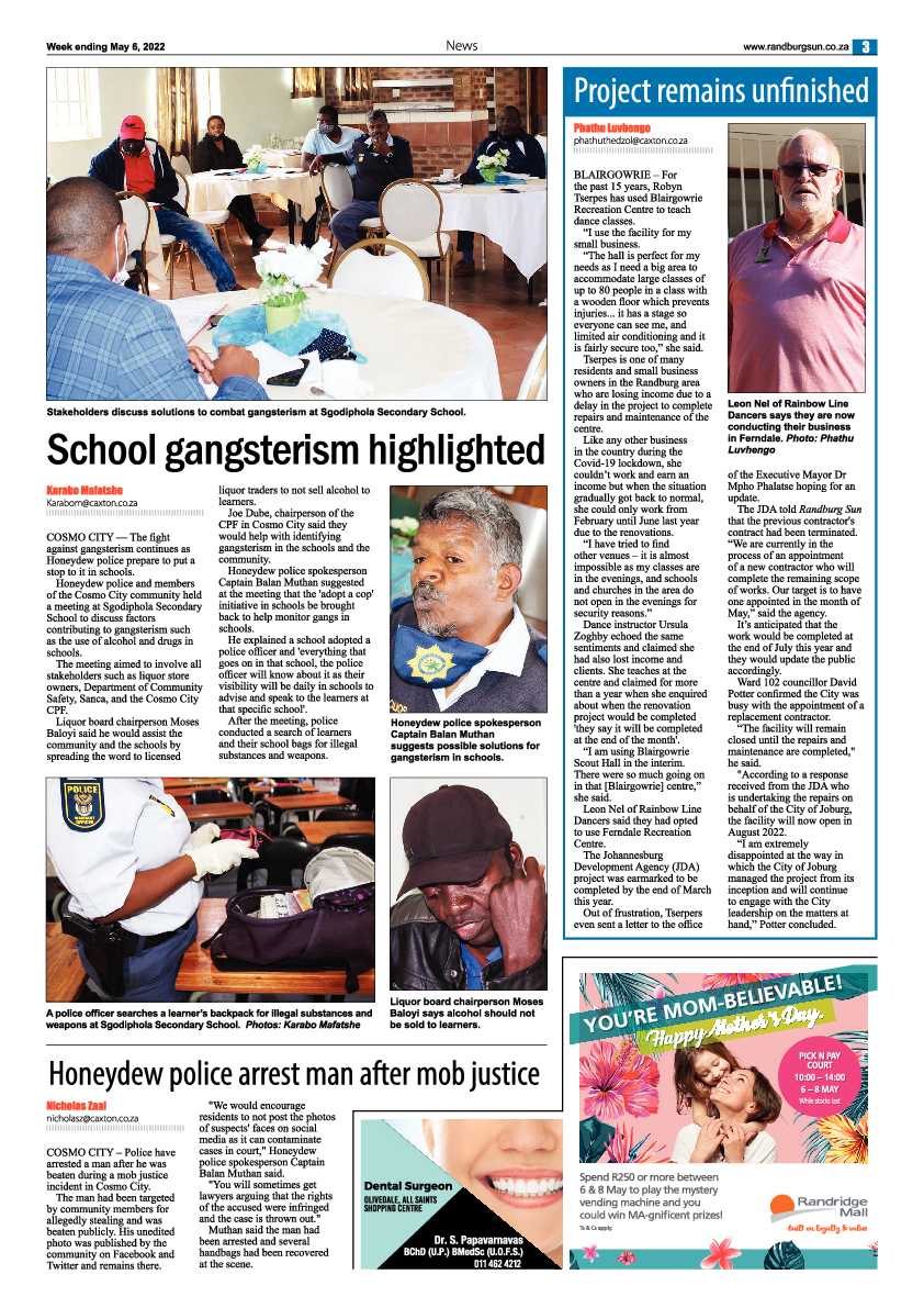 Randburg Sun 06 May 2022 page 3