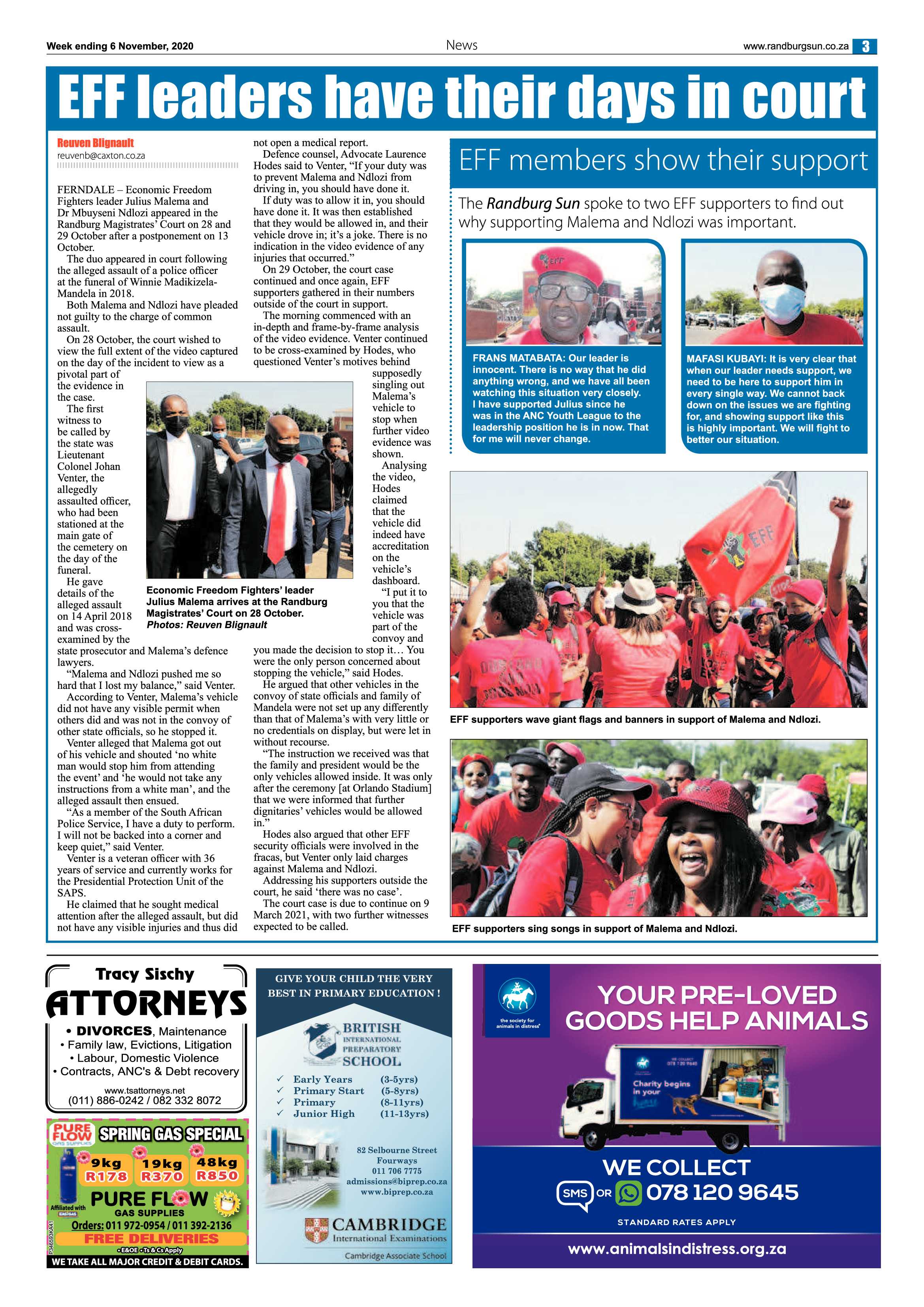 Randburg Sun 06 November 2020 page 3