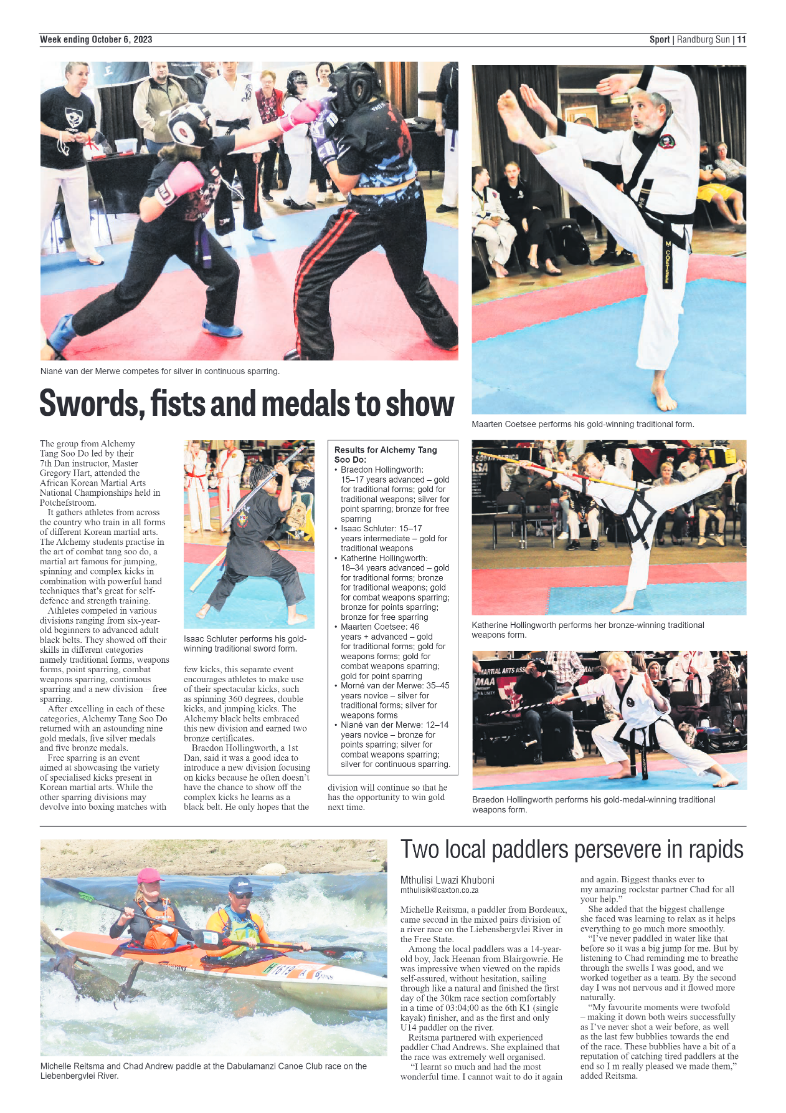 Randburg Sun 06 October 2023 page 11
