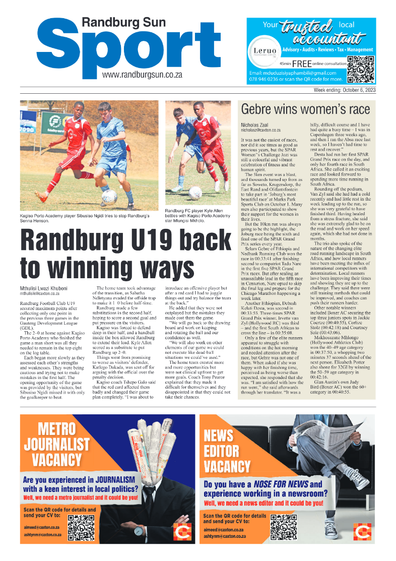Randburg Sun 06 October 2023 page 12