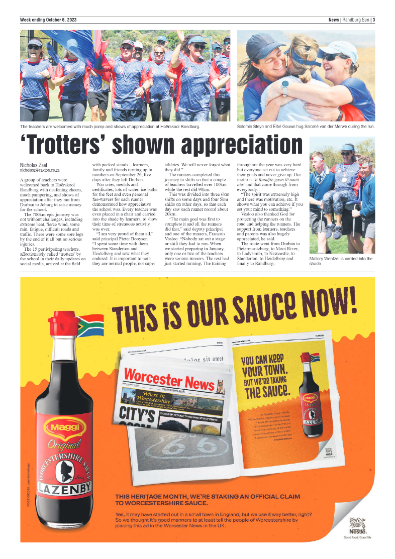 Randburg Sun 06 October 2023 page 3