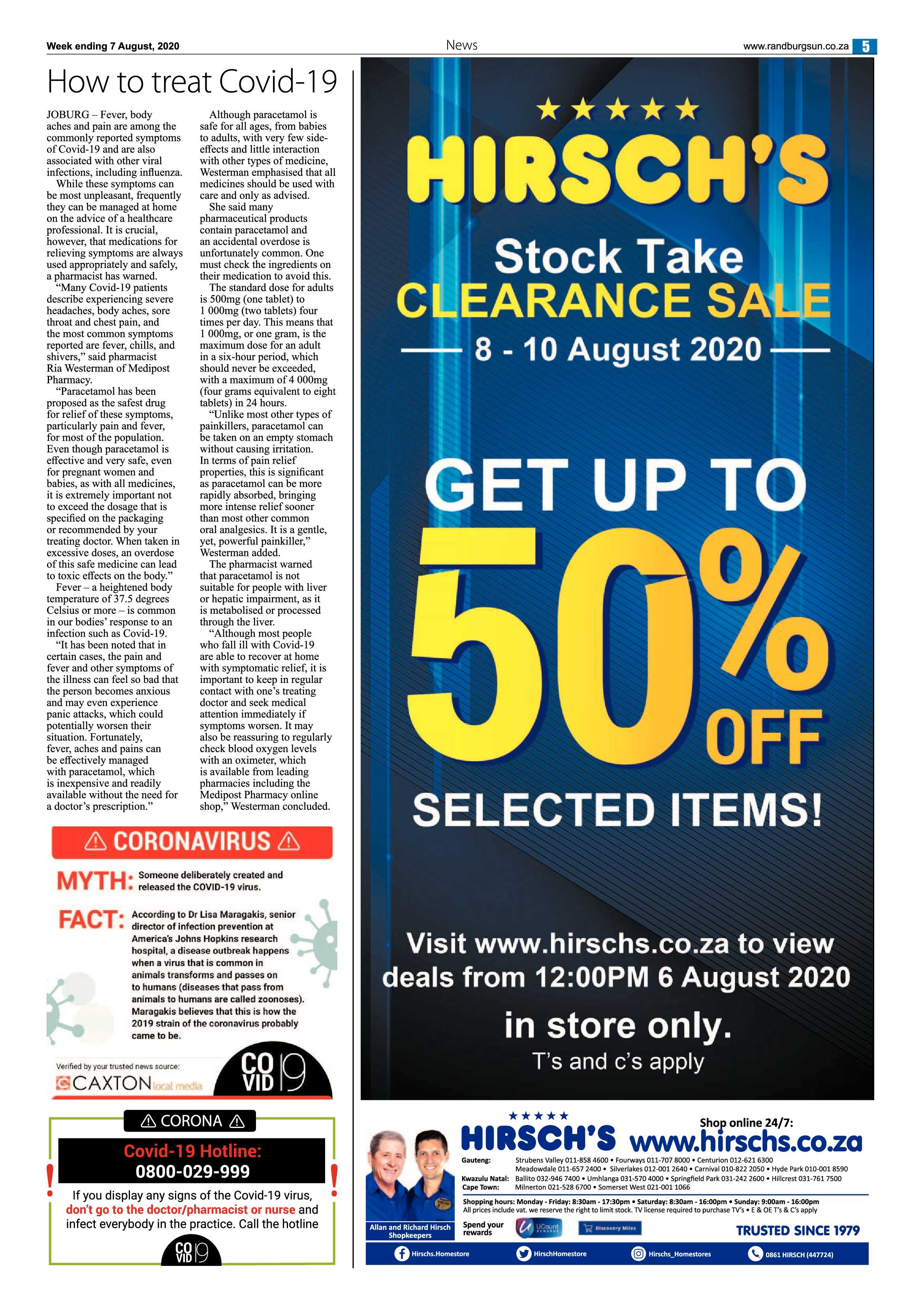 Randburg Sun 07 August 2020 page 5