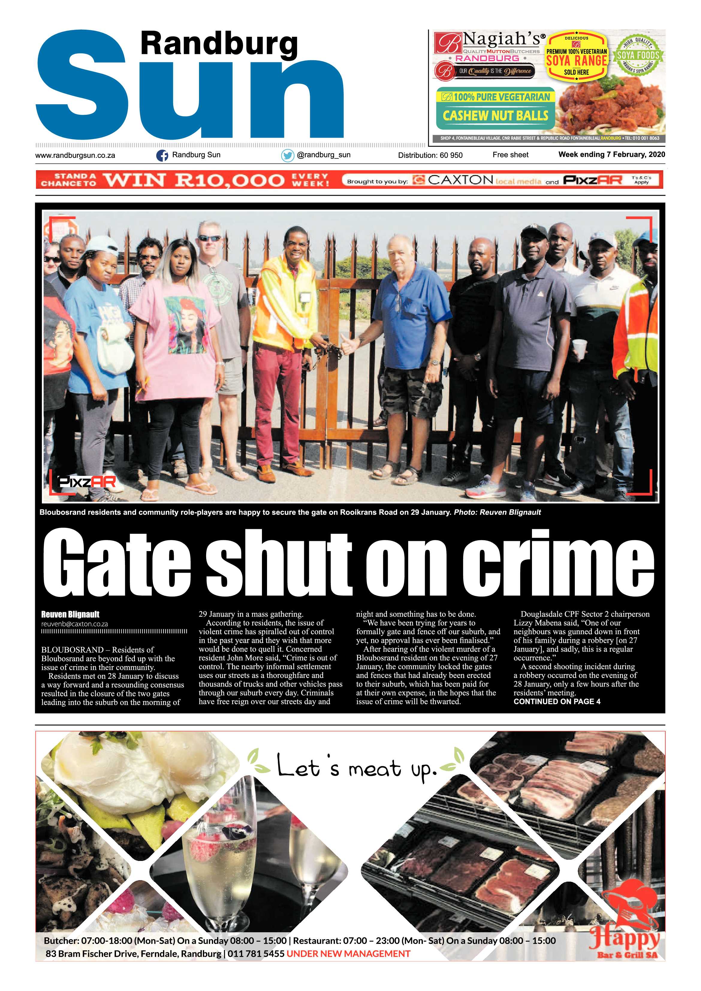 Randburg Sun 07 February 2020 page 1