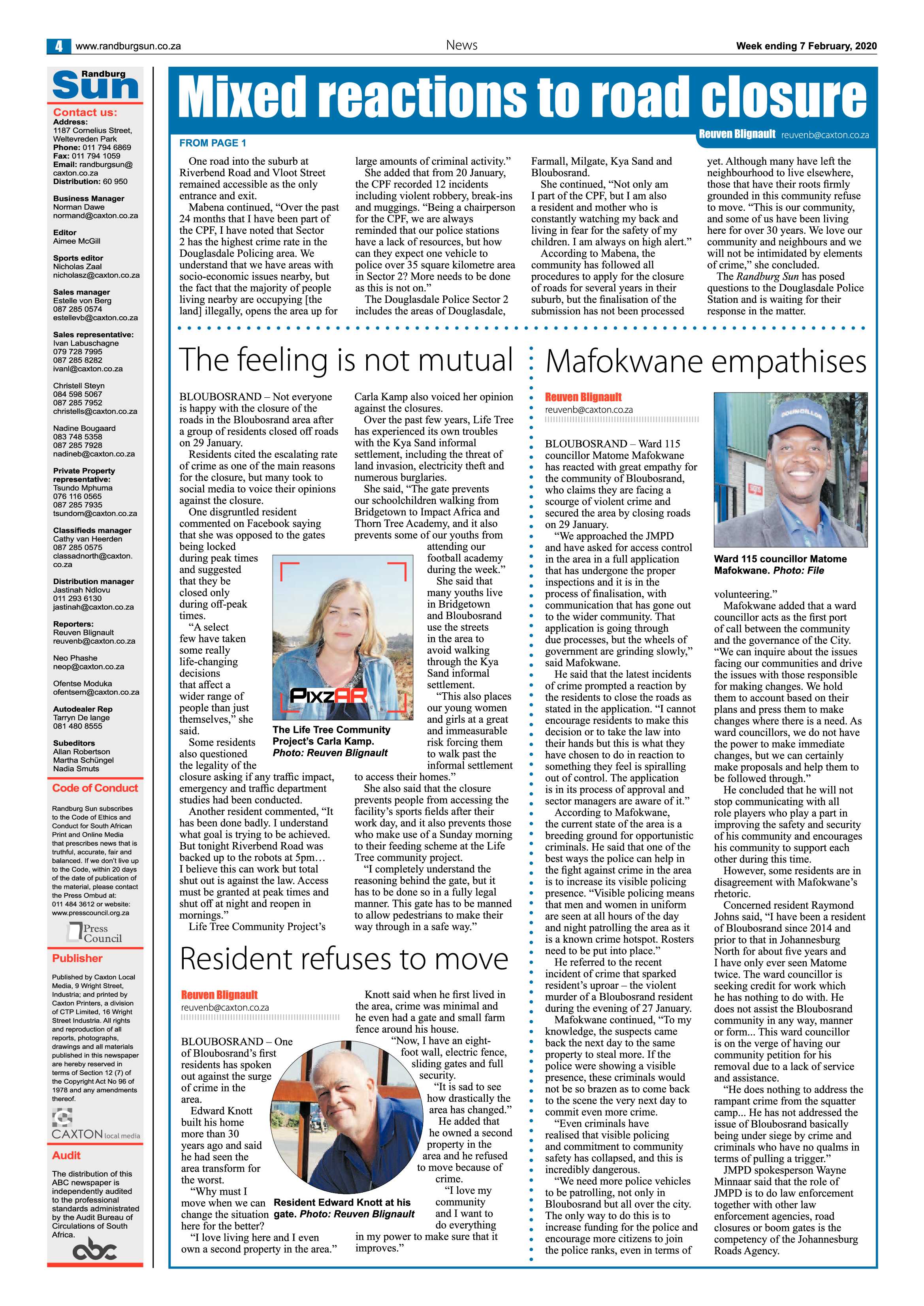 Randburg Sun 07 February 2020 page 4