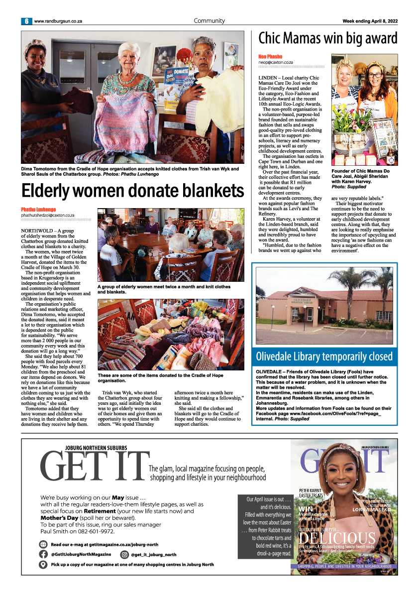 Randburg Sun 08 April 2022 page 6