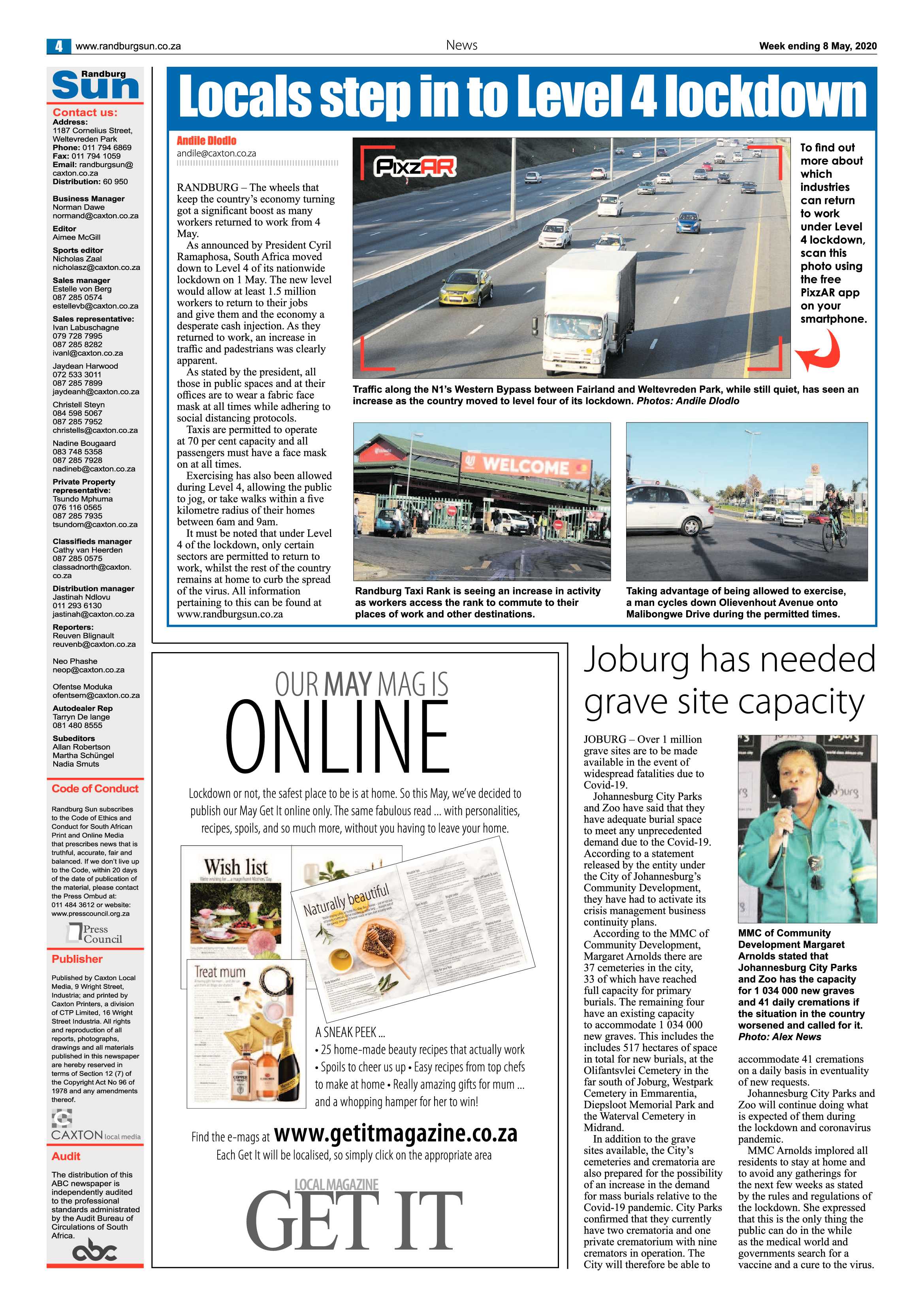 Randburg Sun 08 May 2020 page 4