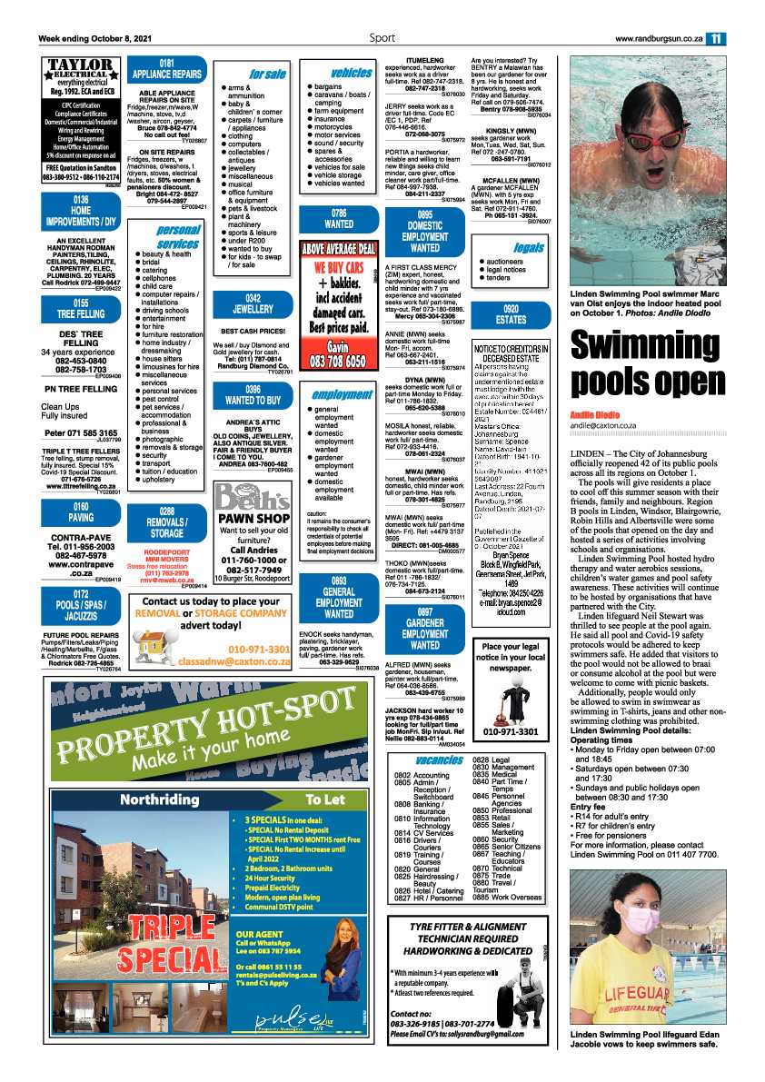 Randburg Sun 08 October 2021 page 11