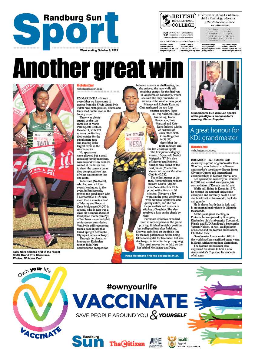 Randburg Sun 08 October 2021 page 12