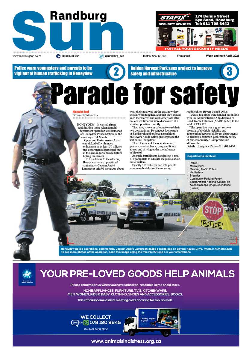 Randburg Sun 09 April 2021 page 1