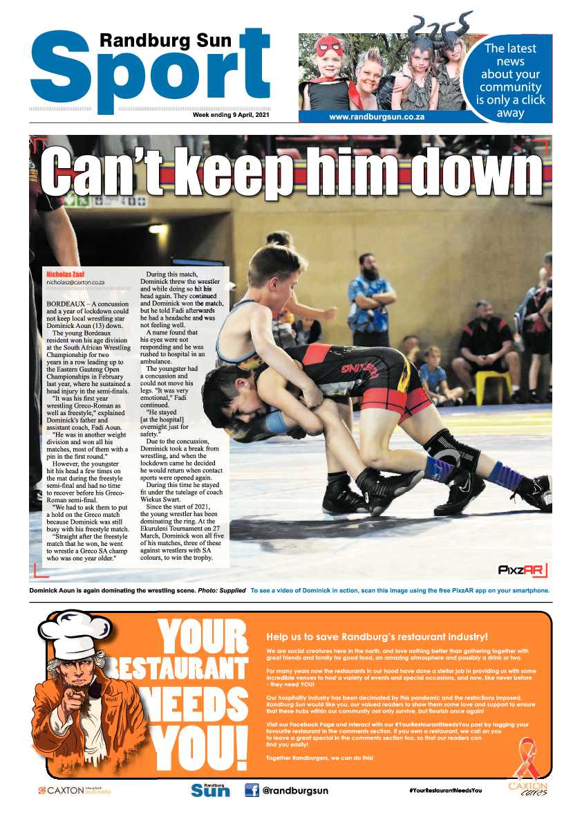 Randburg Sun 09 April 2021 page 12