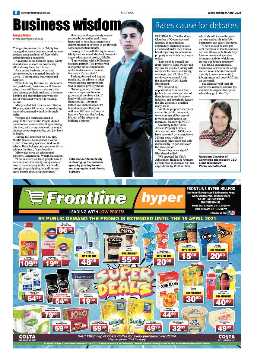 Randburg Sun 09 April 2021 page 6