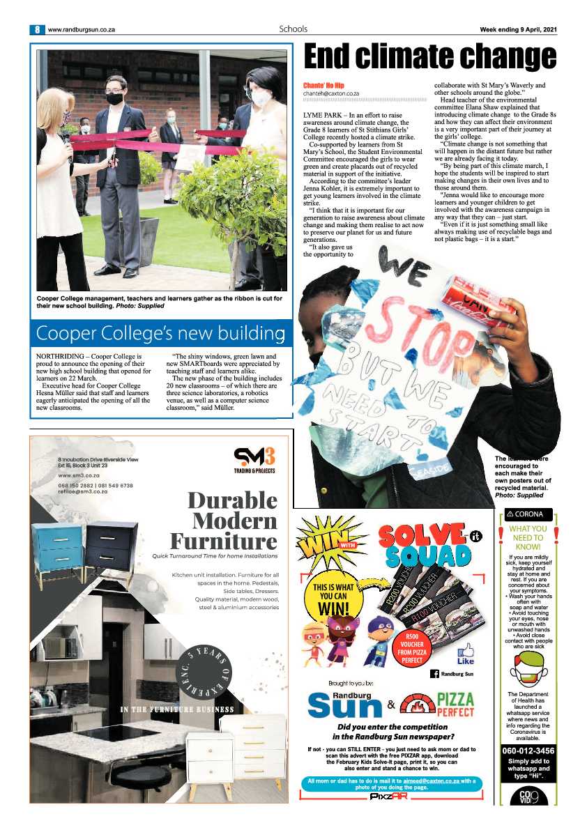 Randburg Sun 09 April 2021 page 8