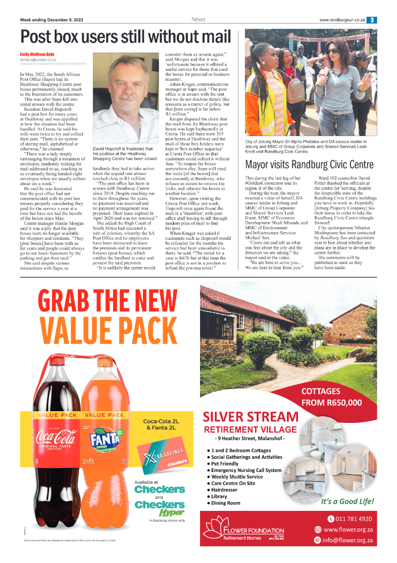 Randburg Sun 09 Dec 2022 page 3