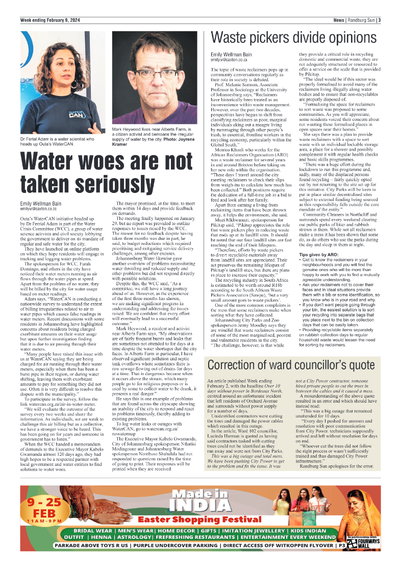 Randburg Sun 09 February 2024 page 3
