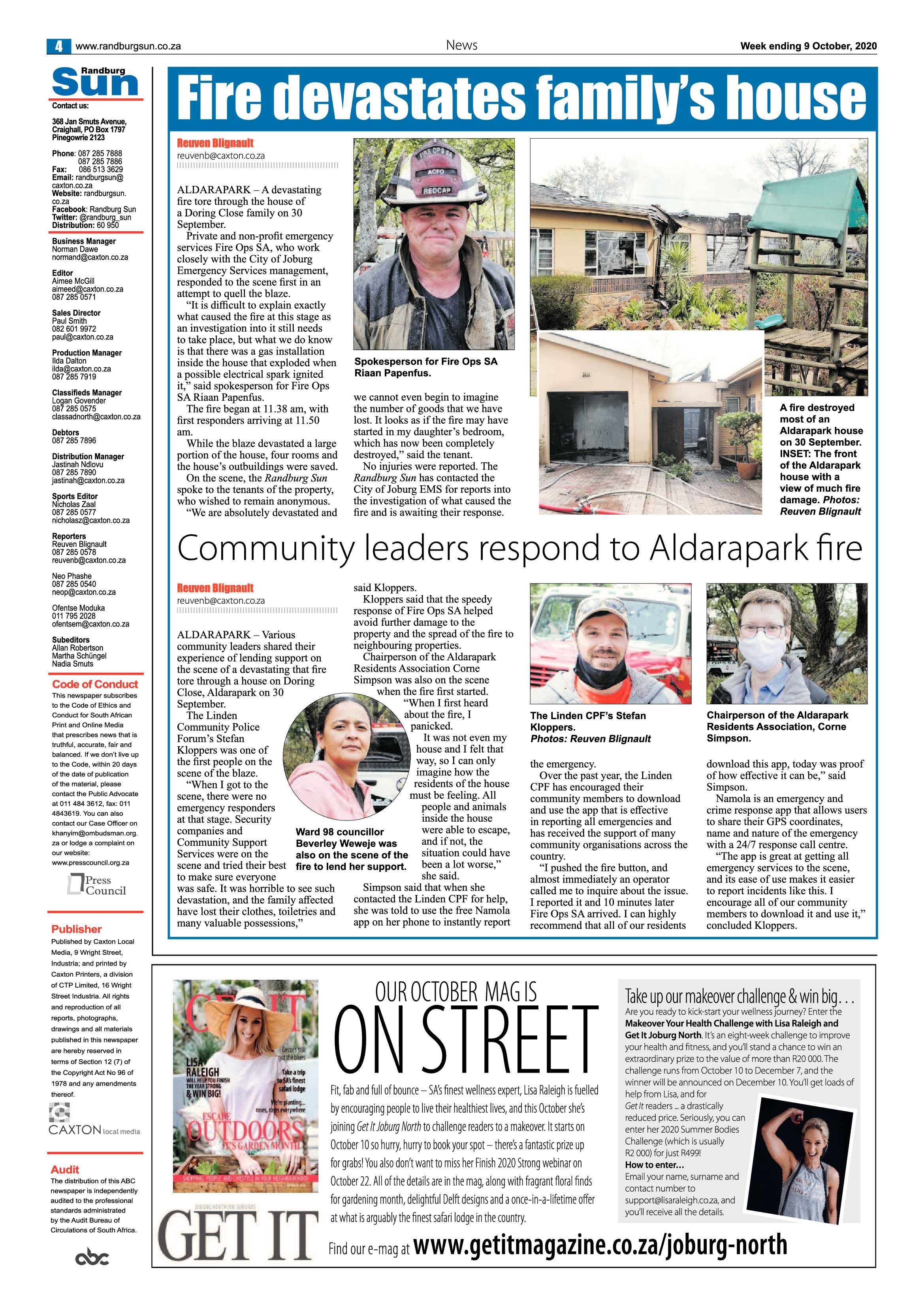 Randburg Sun 09 October 2020 page 4
