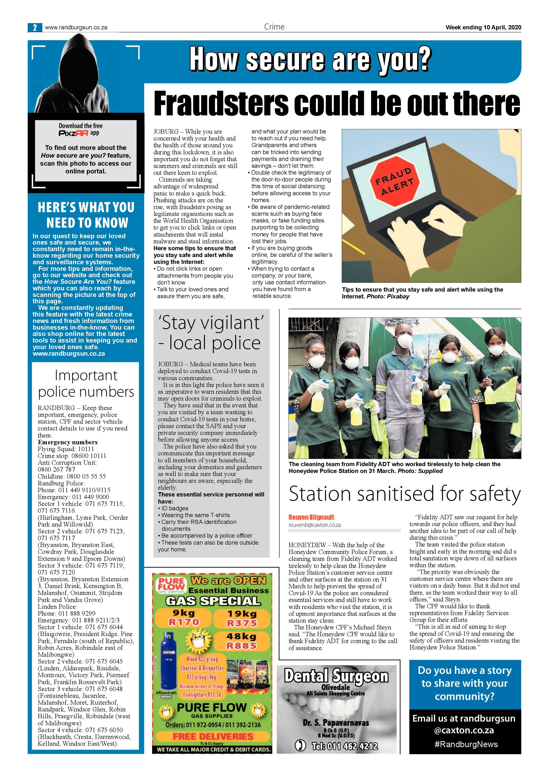 Randburg Sun 10 April 2020 page 2