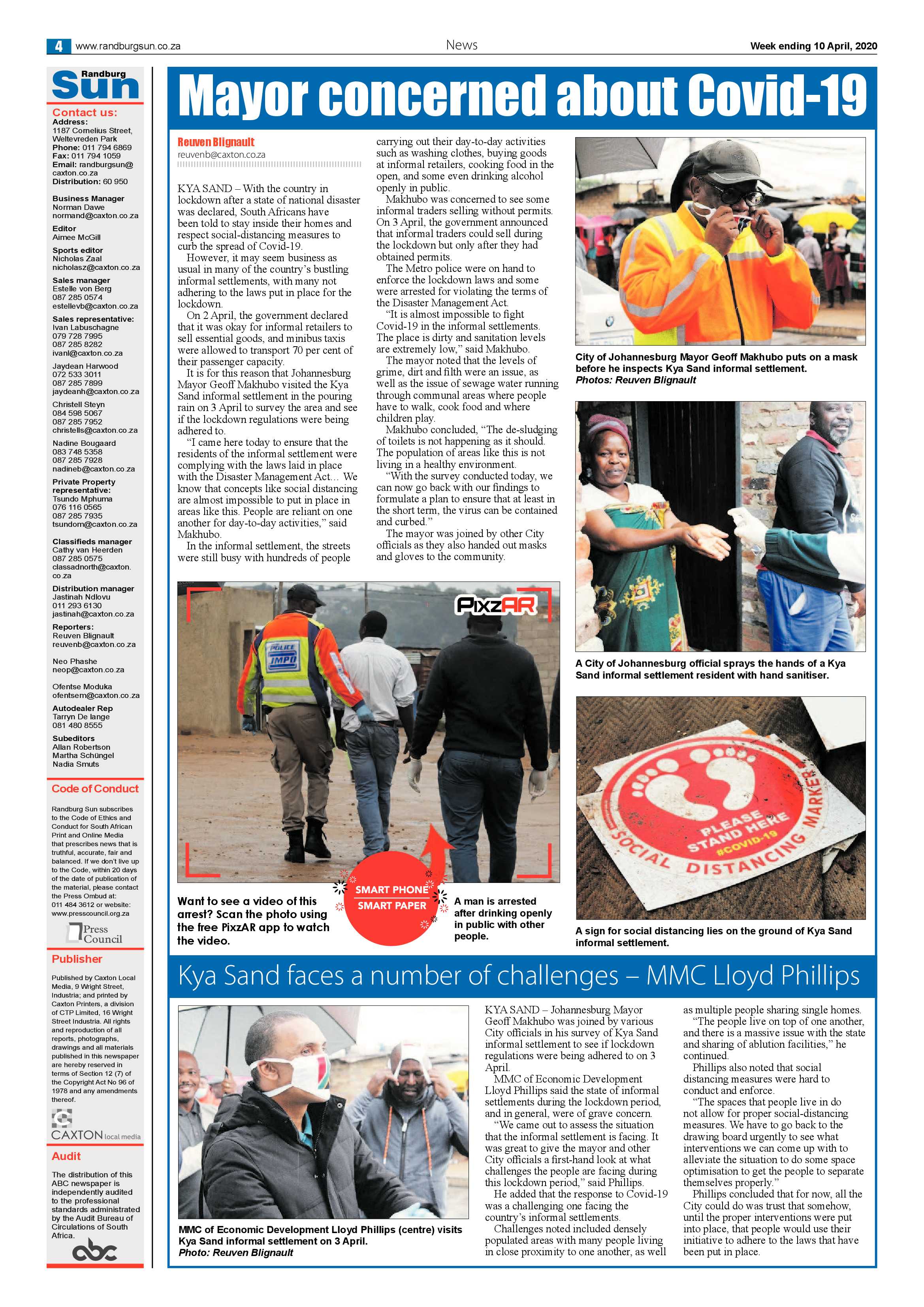 Randburg Sun 10 April 2020 page 4