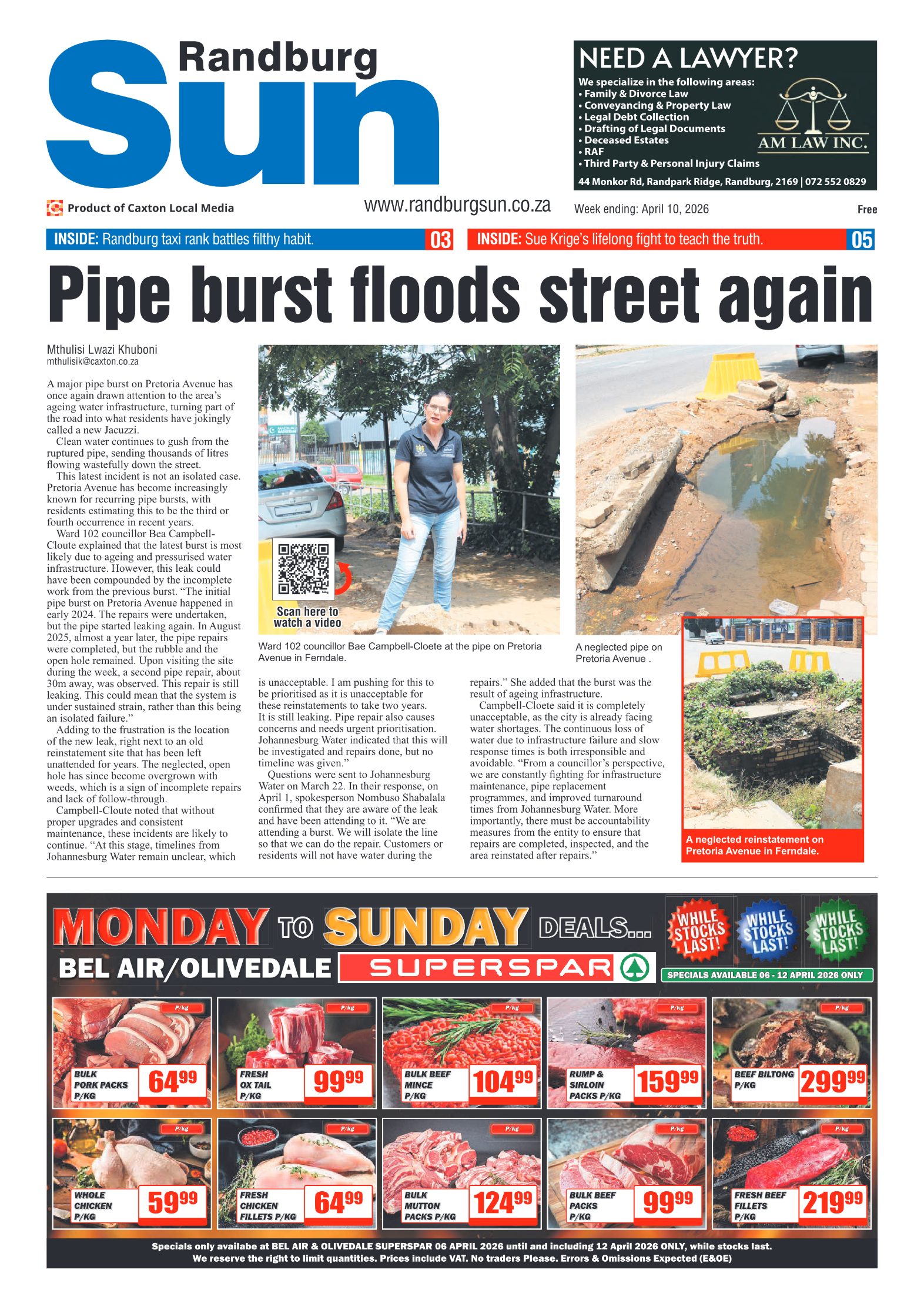 Randburg Sun 10 April 2026 page 3