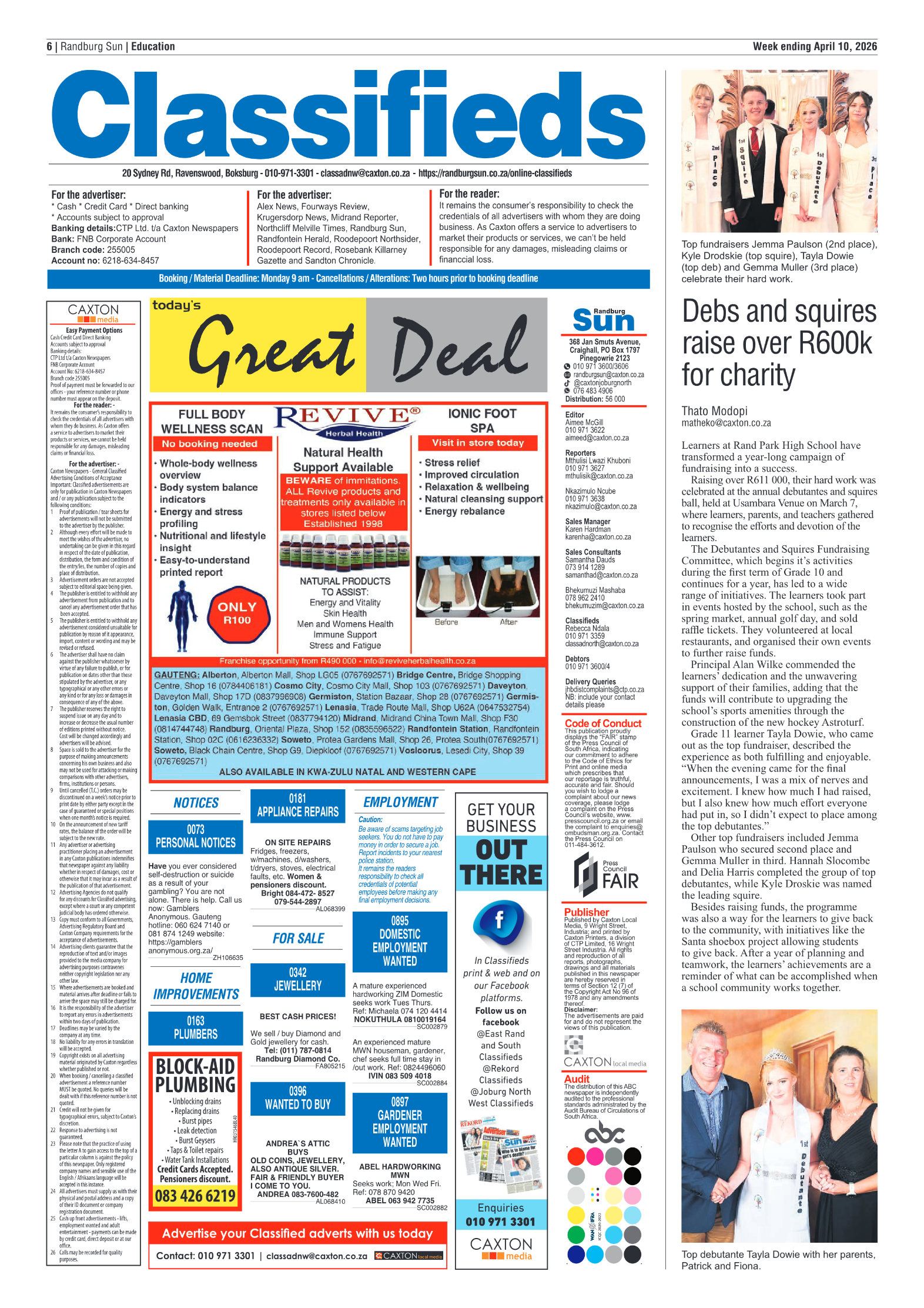 Randburg Sun 10 April 2026 page 8