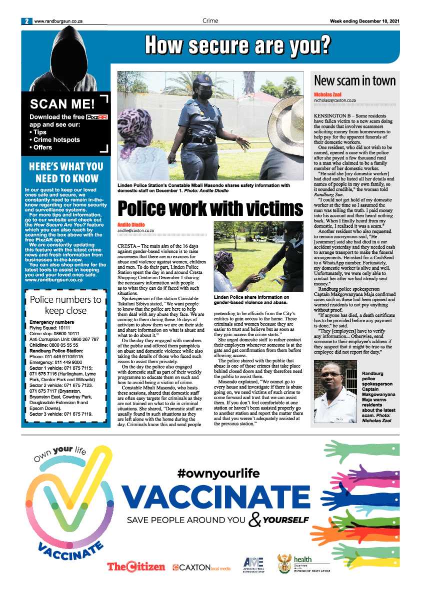 Randburg Sun 10 December 2021 page 4