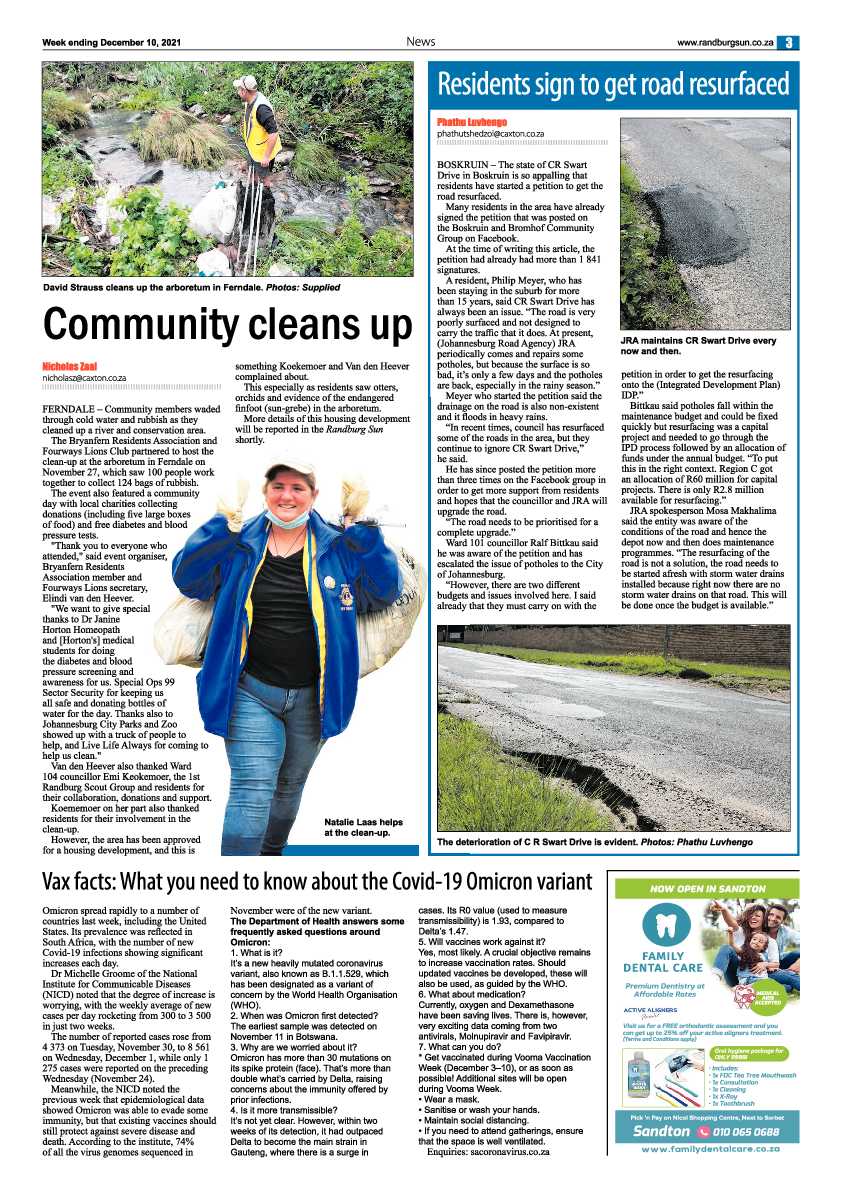 Randburg Sun 10 December 2021 page 5