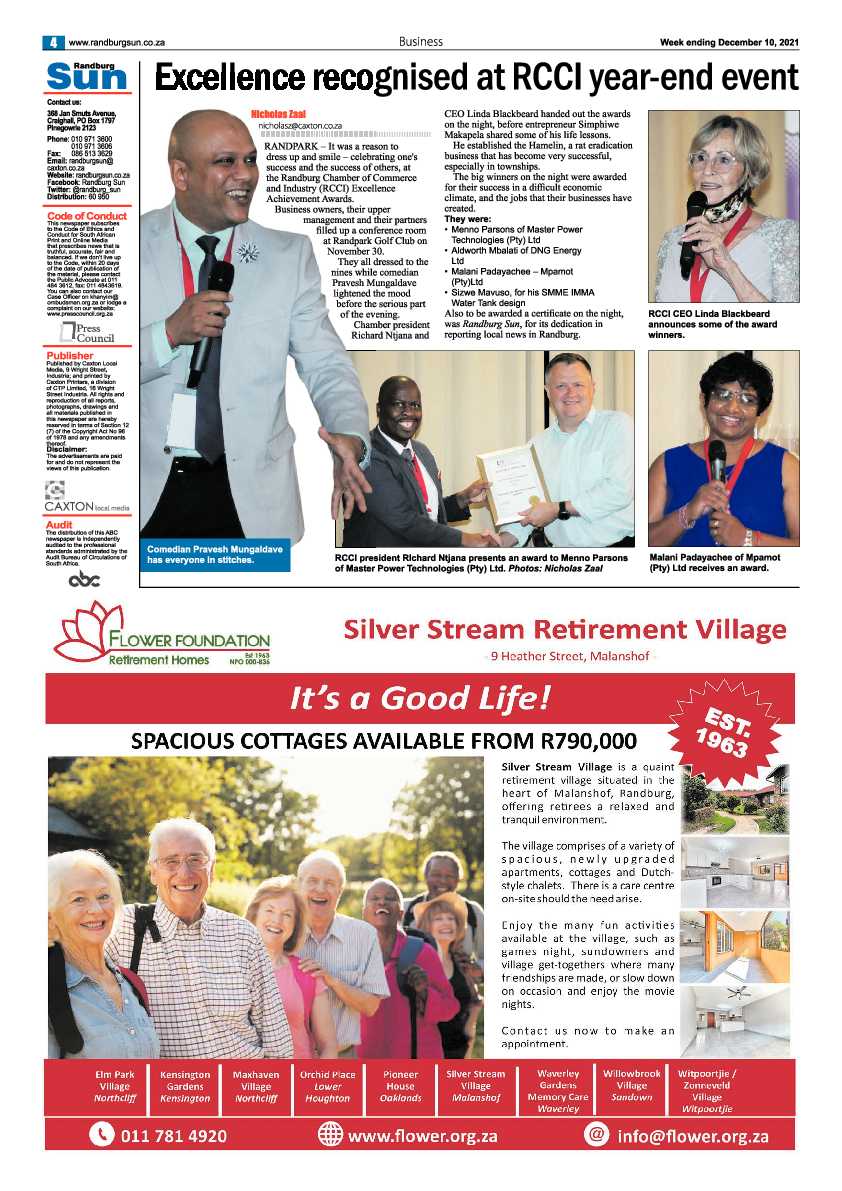 Randburg Sun 10 December 2021 page 6