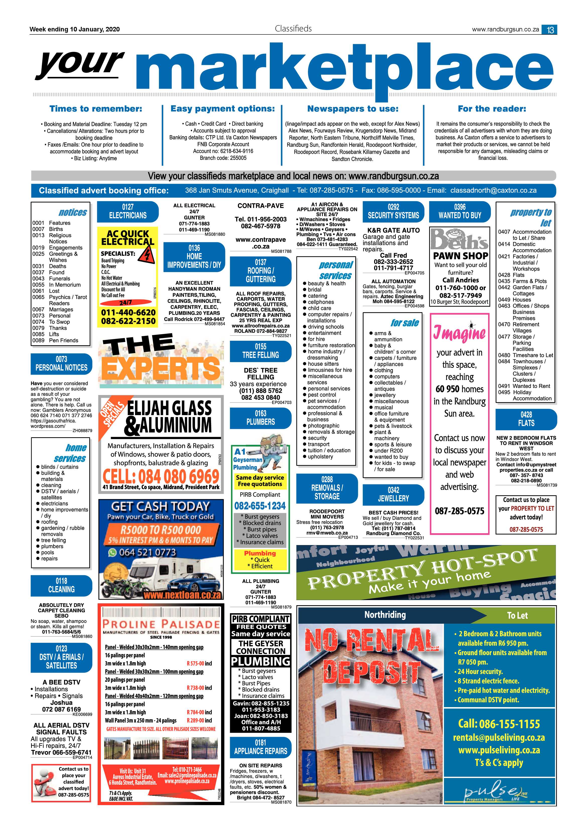 Randburg Sun 10 January 2020 page 14