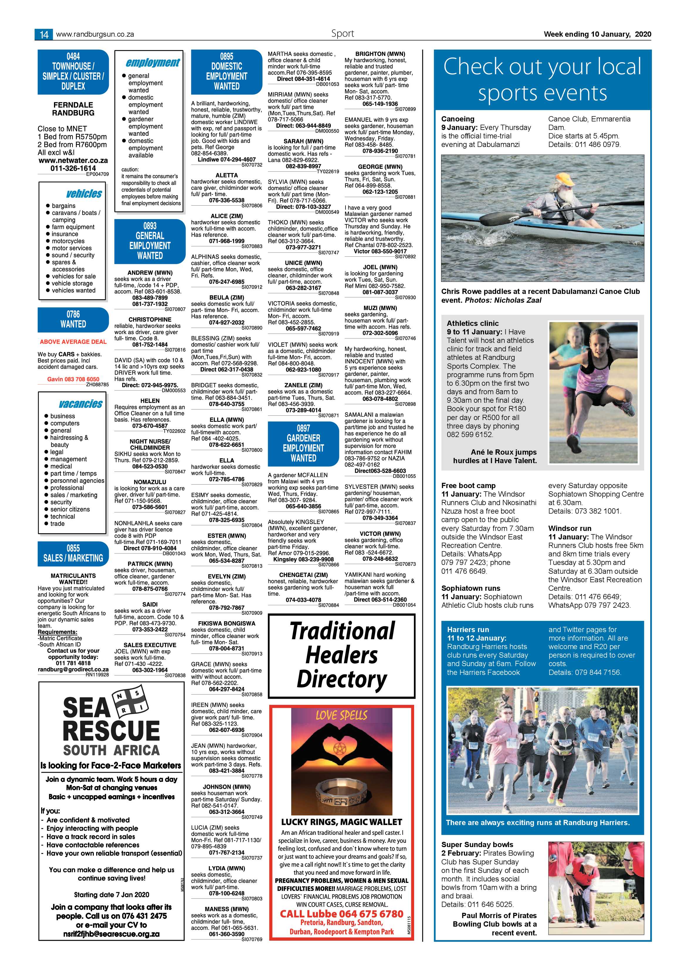 Randburg Sun 10 January 2020 page 15