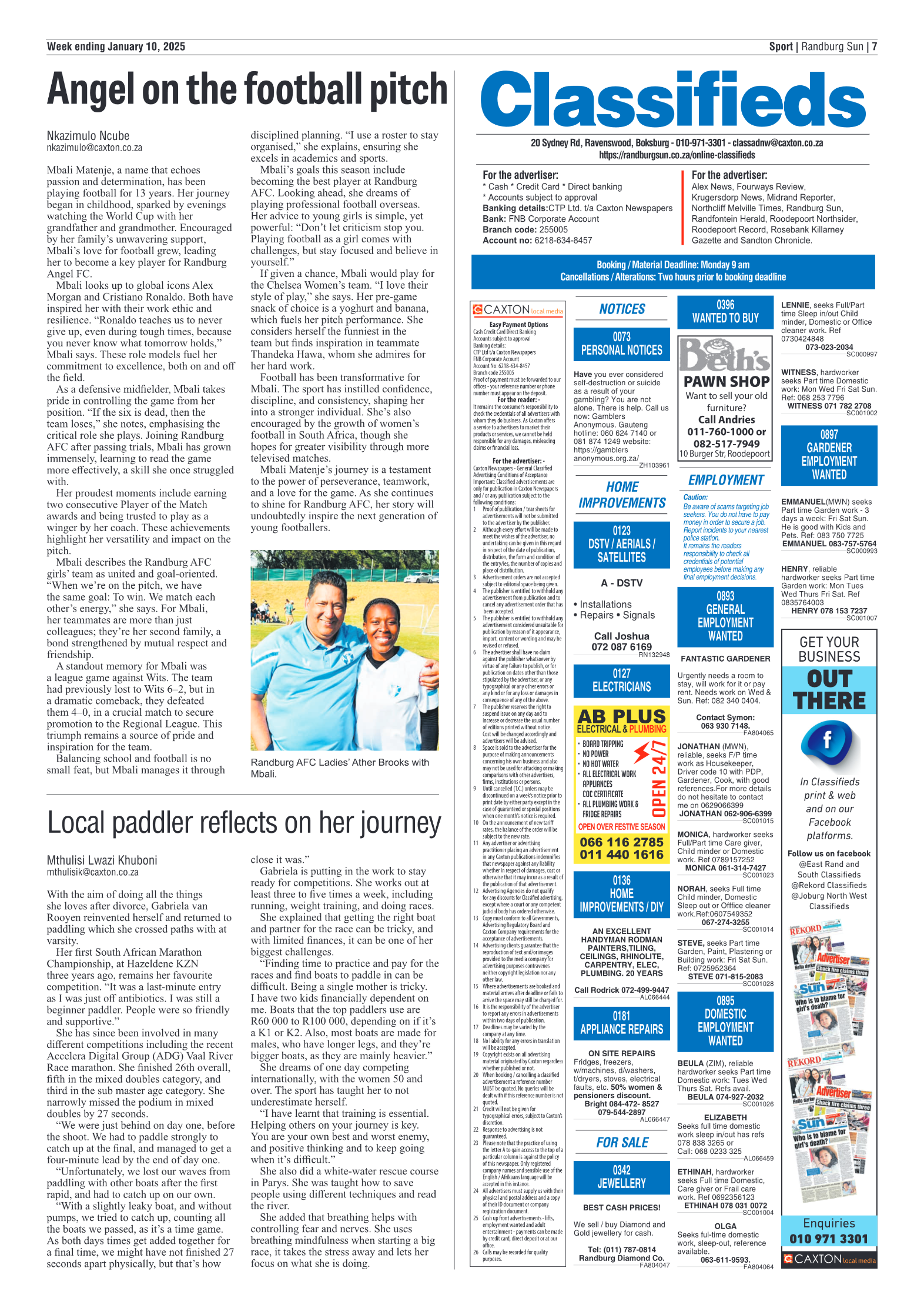 Randburg Sun 10 January 2025 page 7