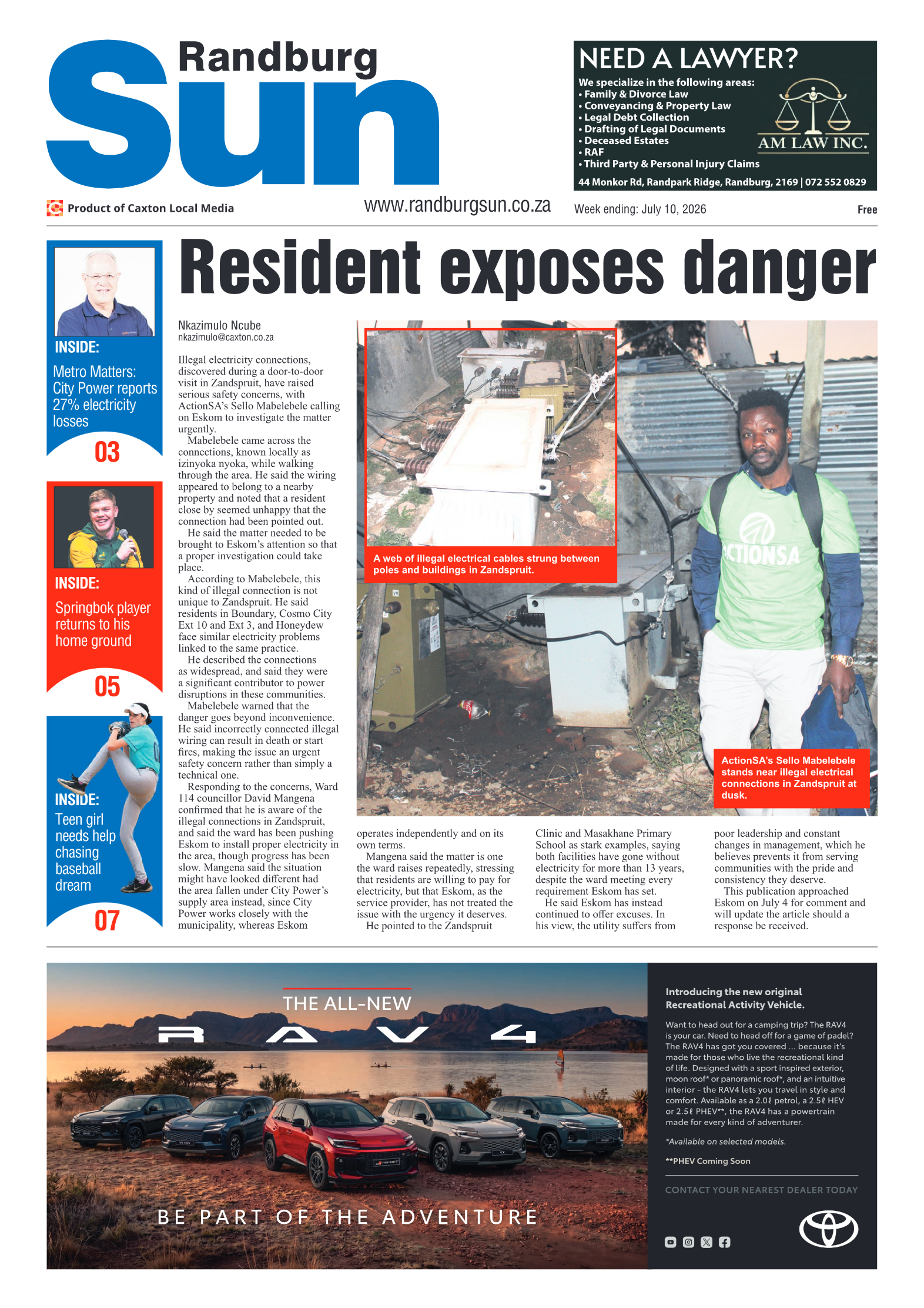 Randburg Sun 10 July 2026 page 3