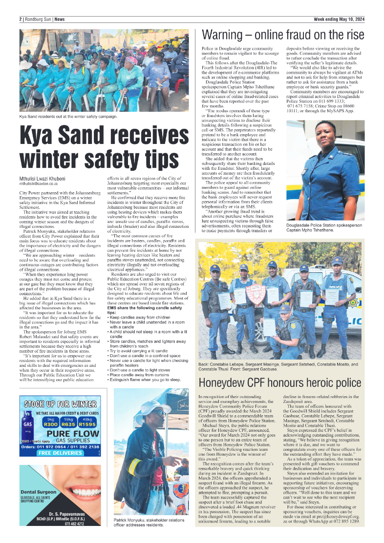 Randburg Sun 10 May 2024 page 2